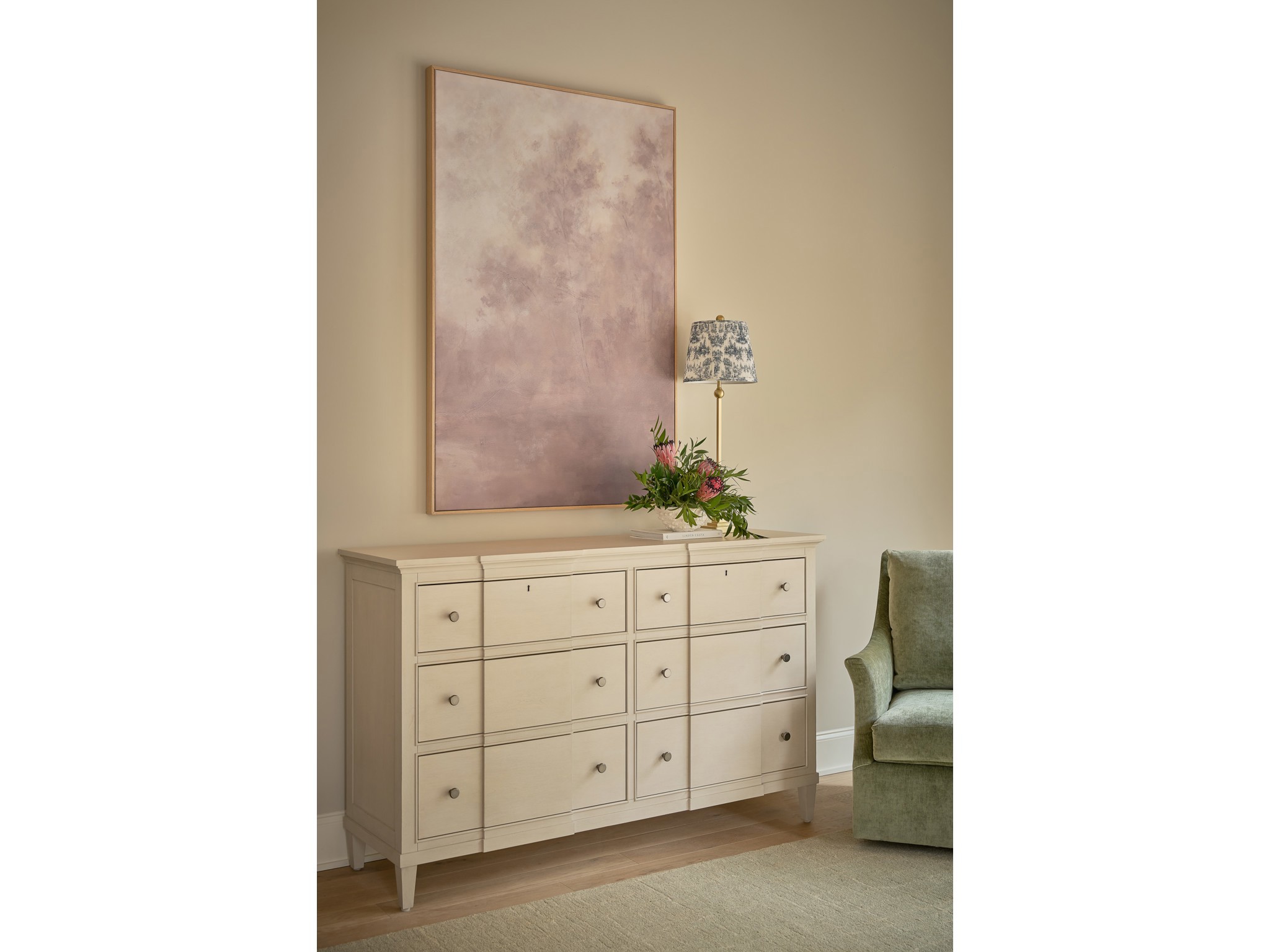 Willow Dresser - Multiple item room scene