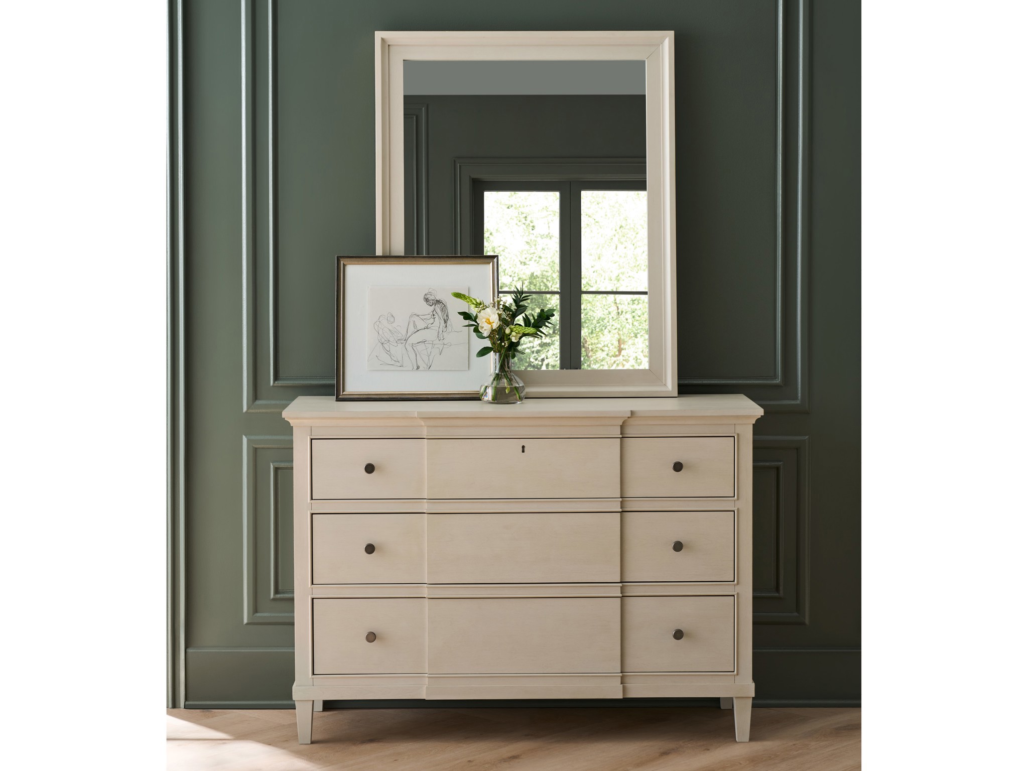 Willow Mirror - Multiple item room scene