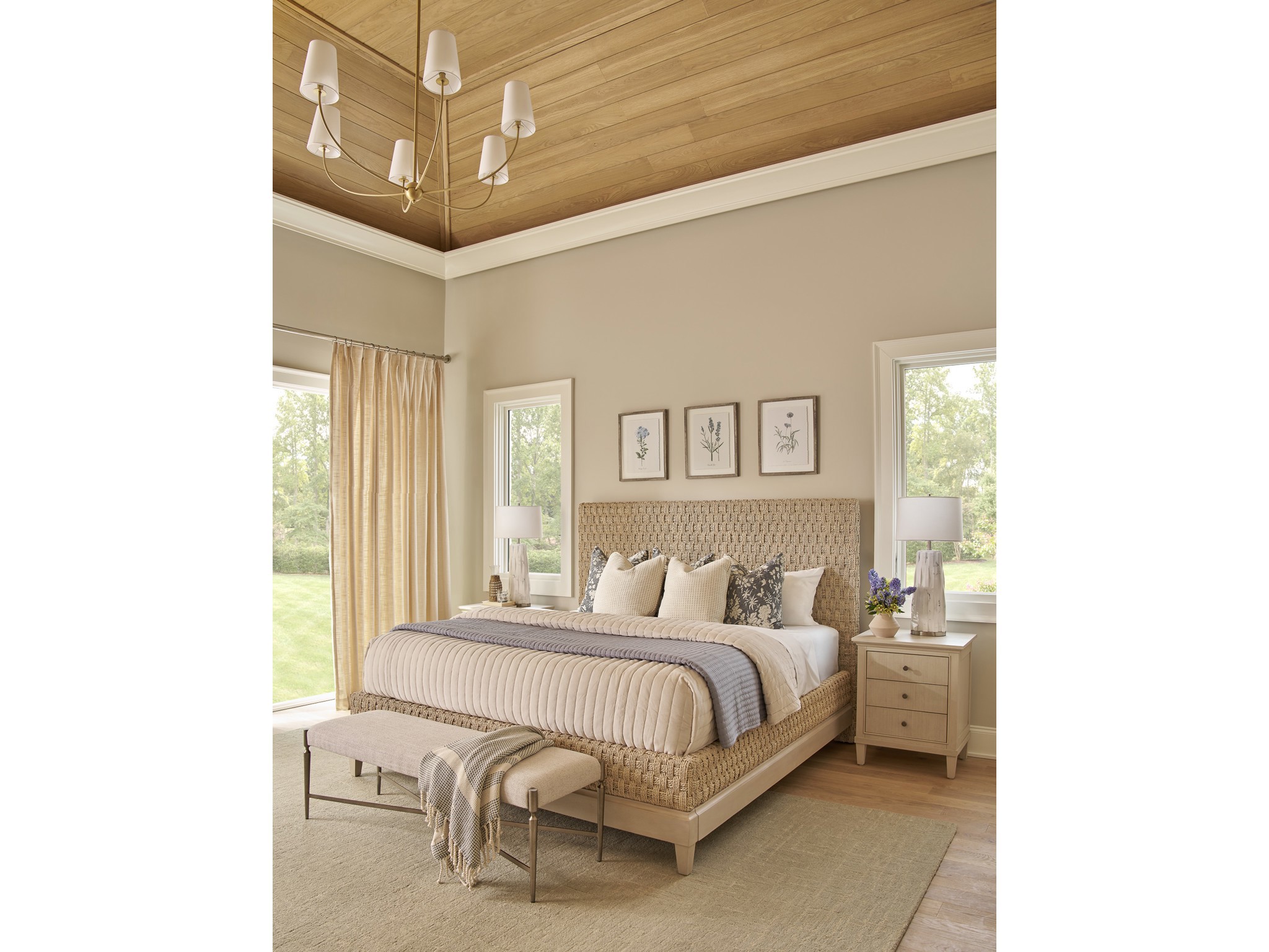 Meadow Nightstand - Multiple item room scene