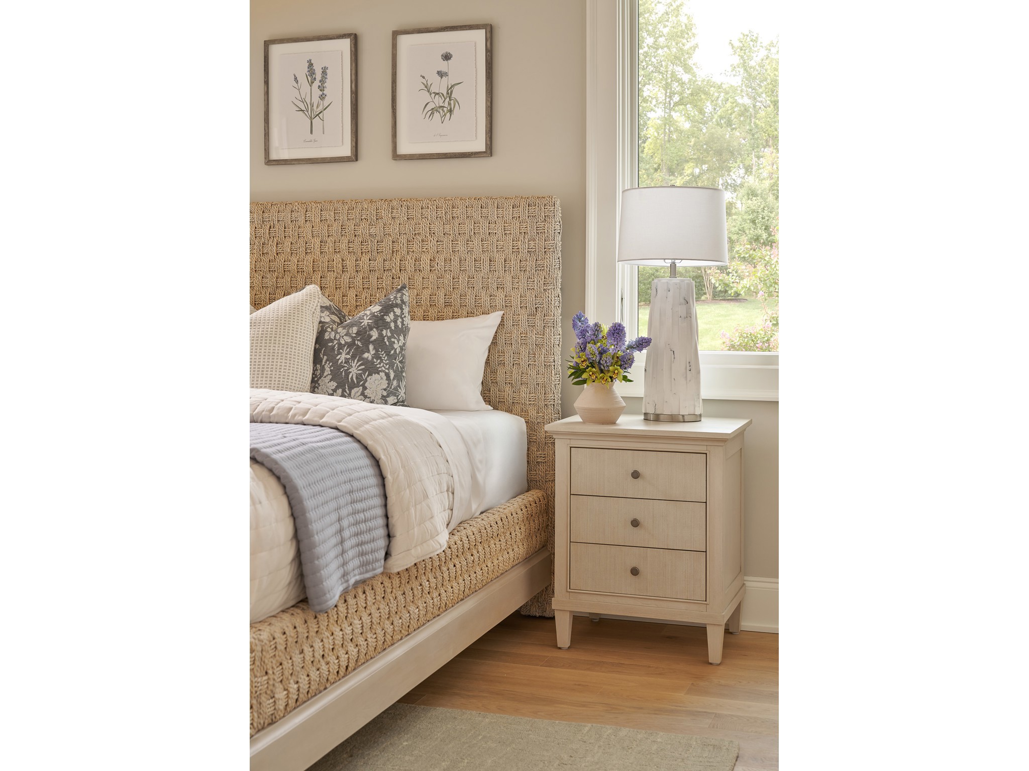 Meadow Nightstand - Multiple item room scene