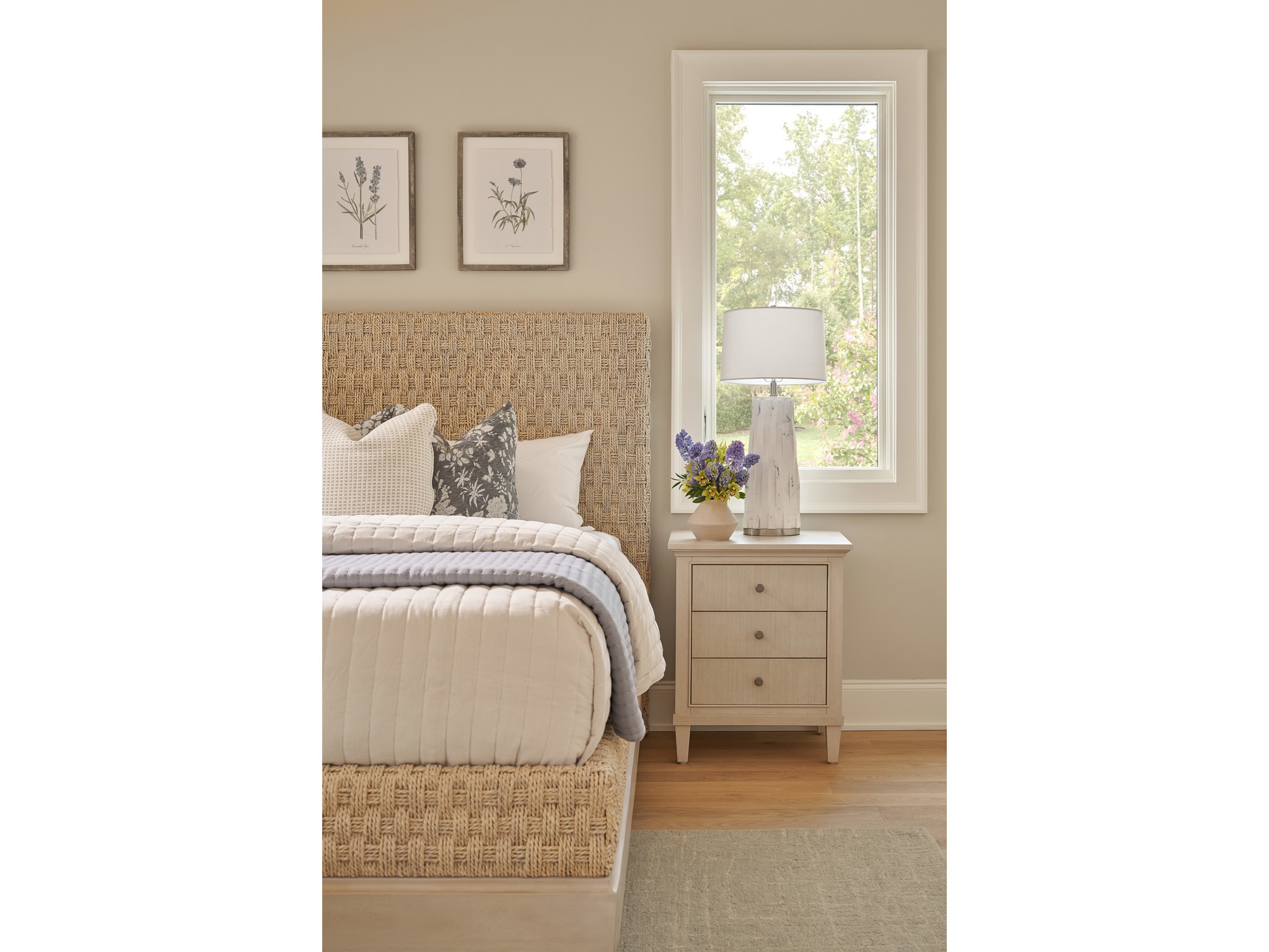 Meadow Nightstand - Multiple item room scene