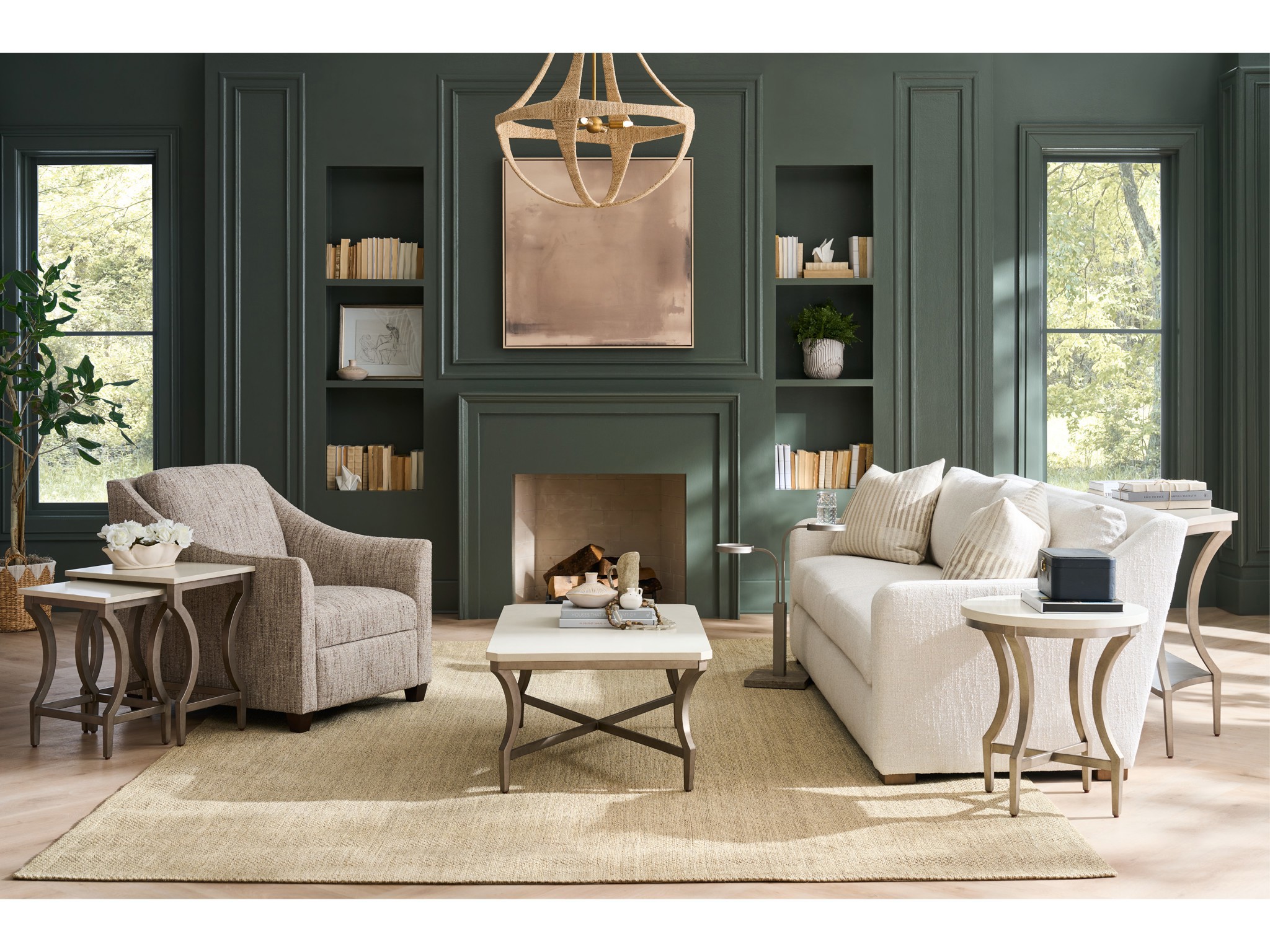 Birchaven End Table - Multiple item room scene