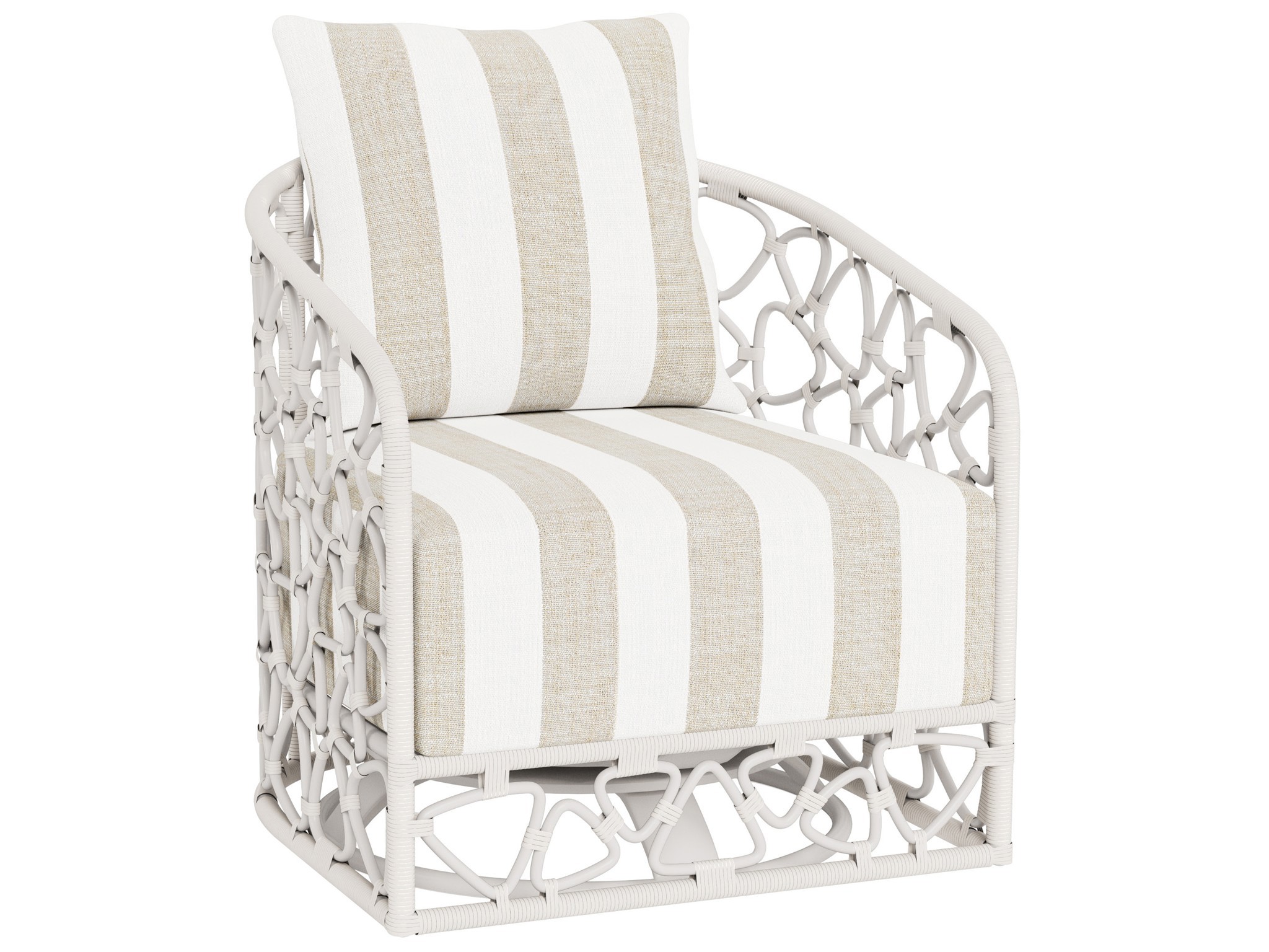 Pebble Swivel Chair Outdoor - Special Order - Silo with a white background