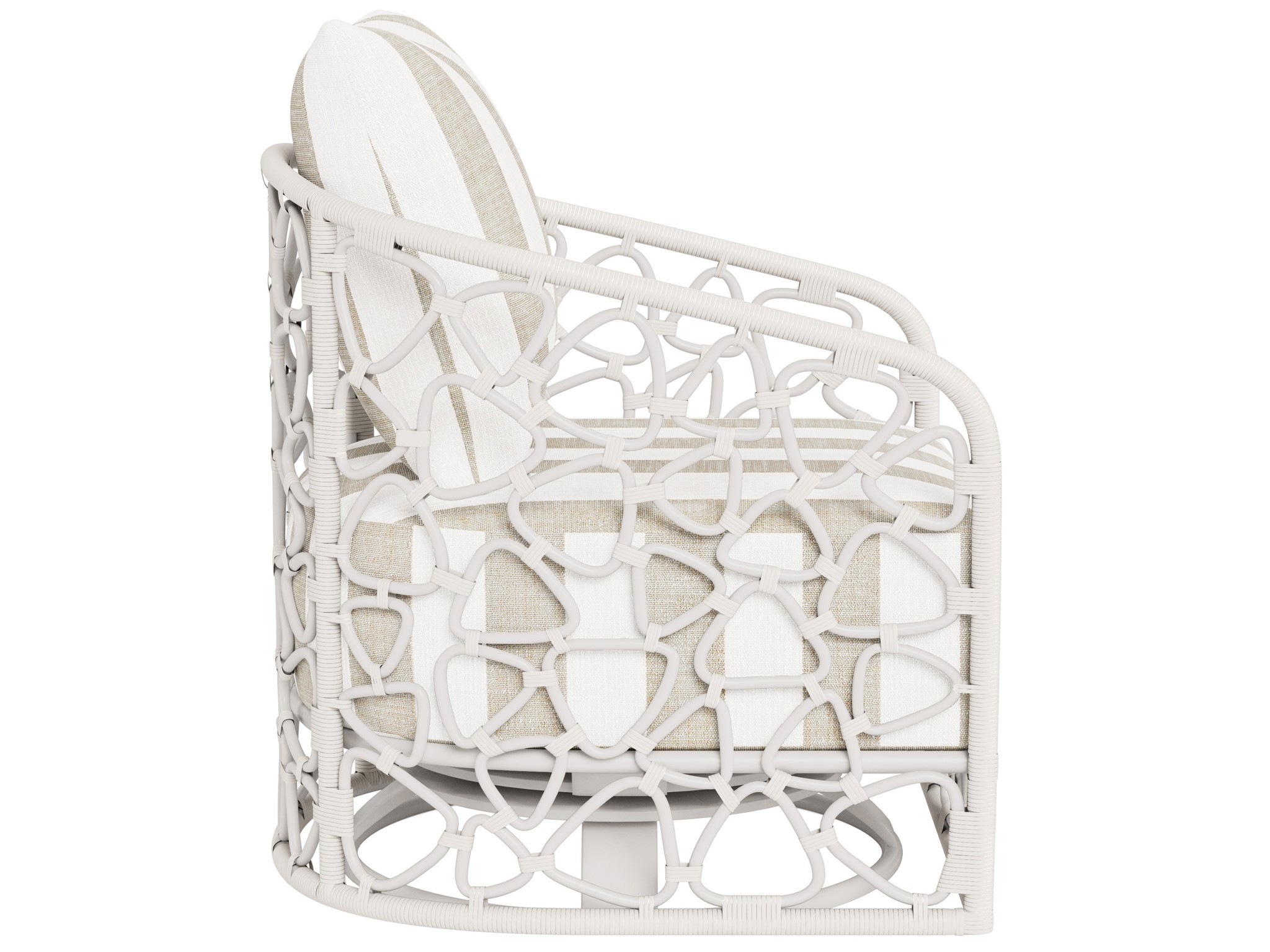 Pebble Swivel Chair Outdoor - Special Order - Silo with a white background