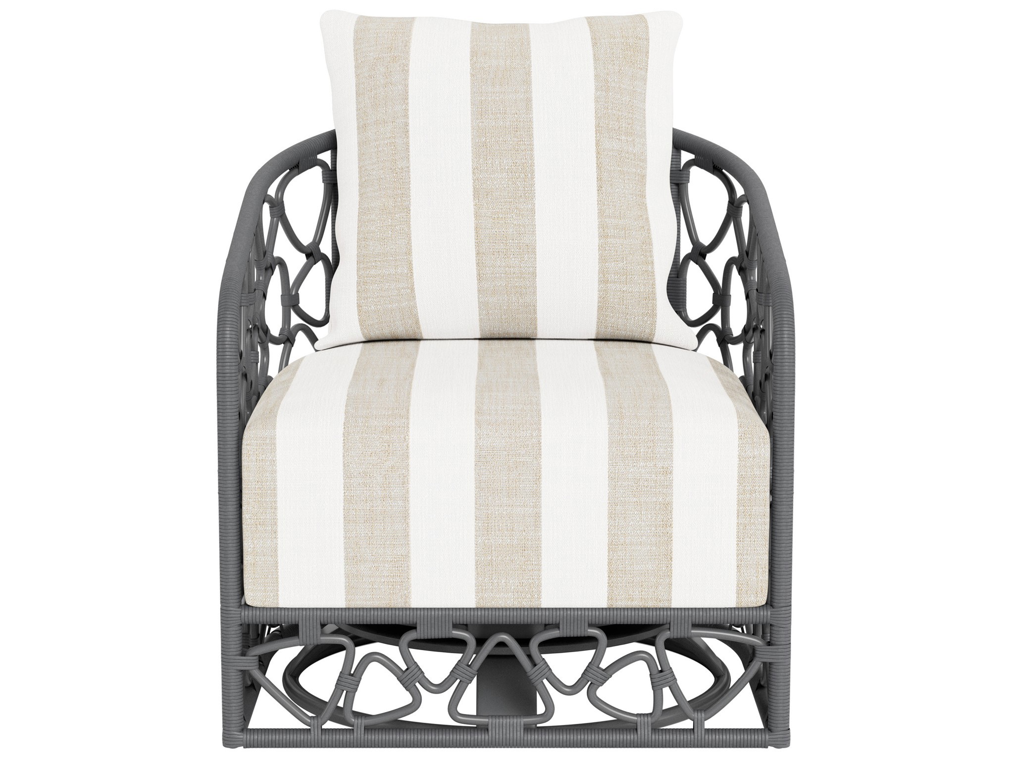 Pebble Swivel Chair Outdoor - Special Order - Silo with a white background