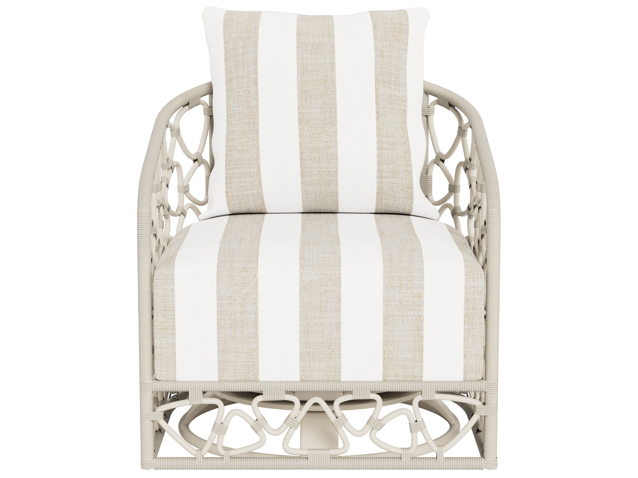 Pebble Swivel Chair Outdoor - Special Order - Silo with a white background