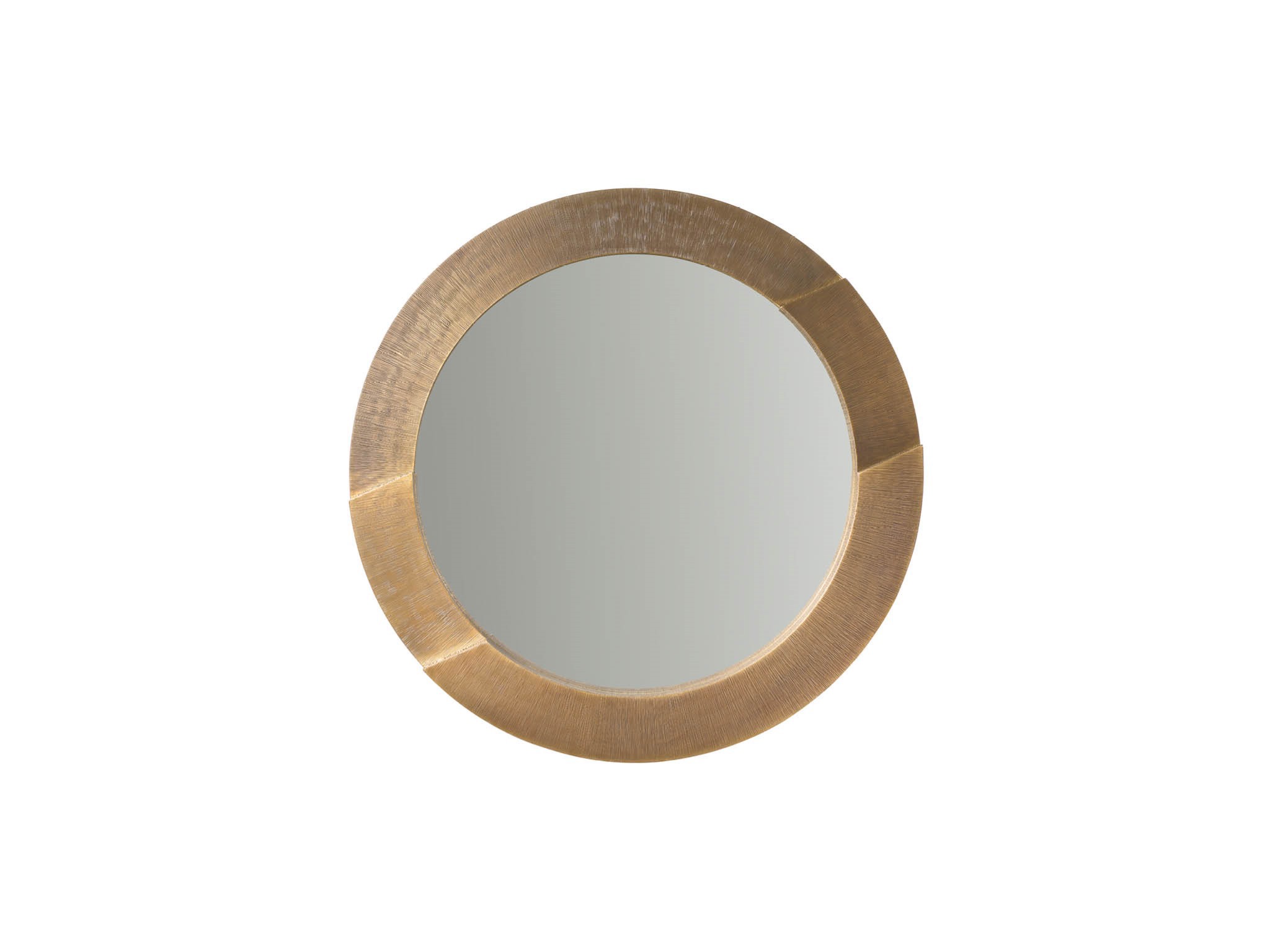 Soft Bronze Mirror - Silo with a white background