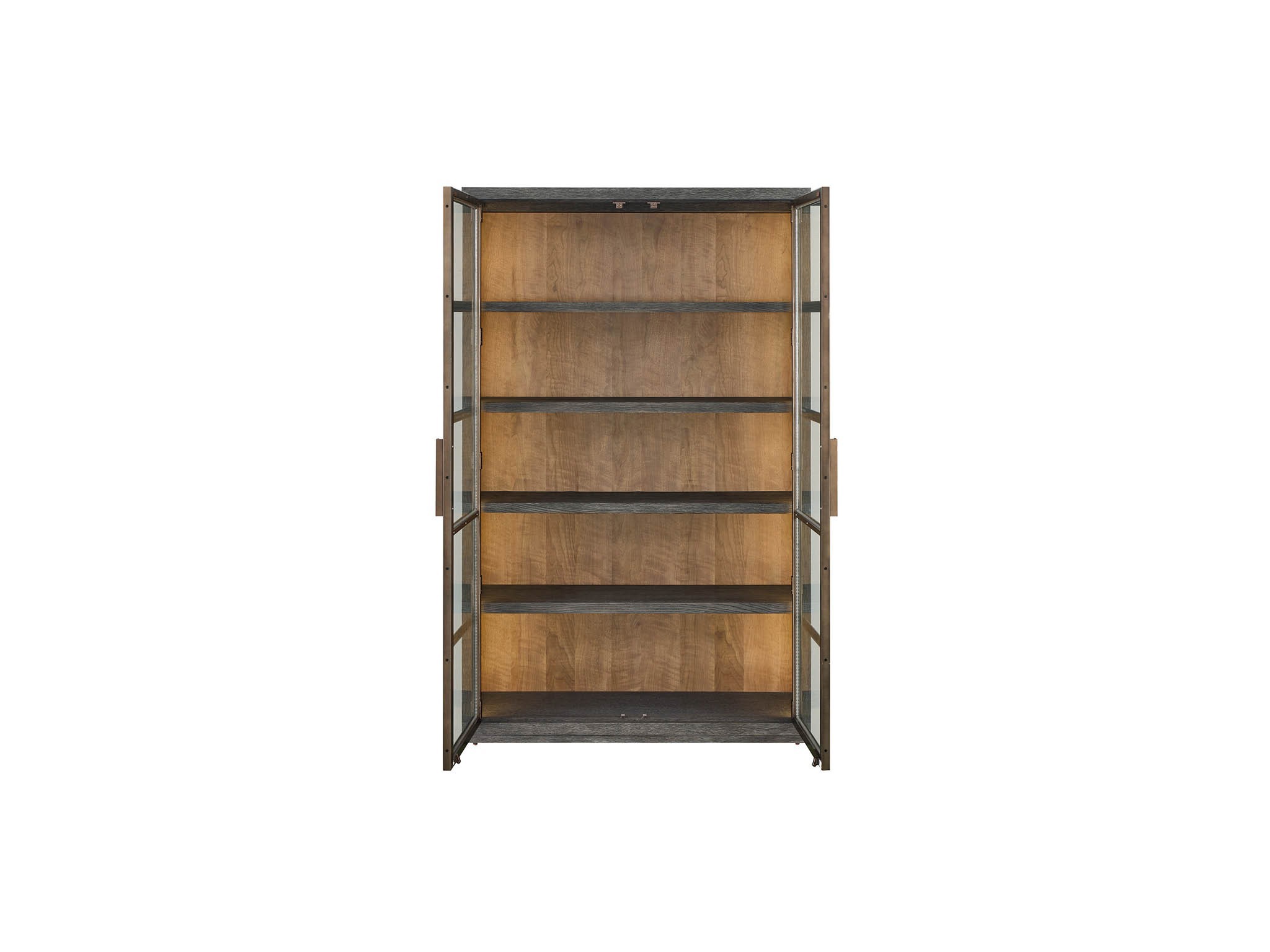 Veil Display Cabinet - Silo with a white background