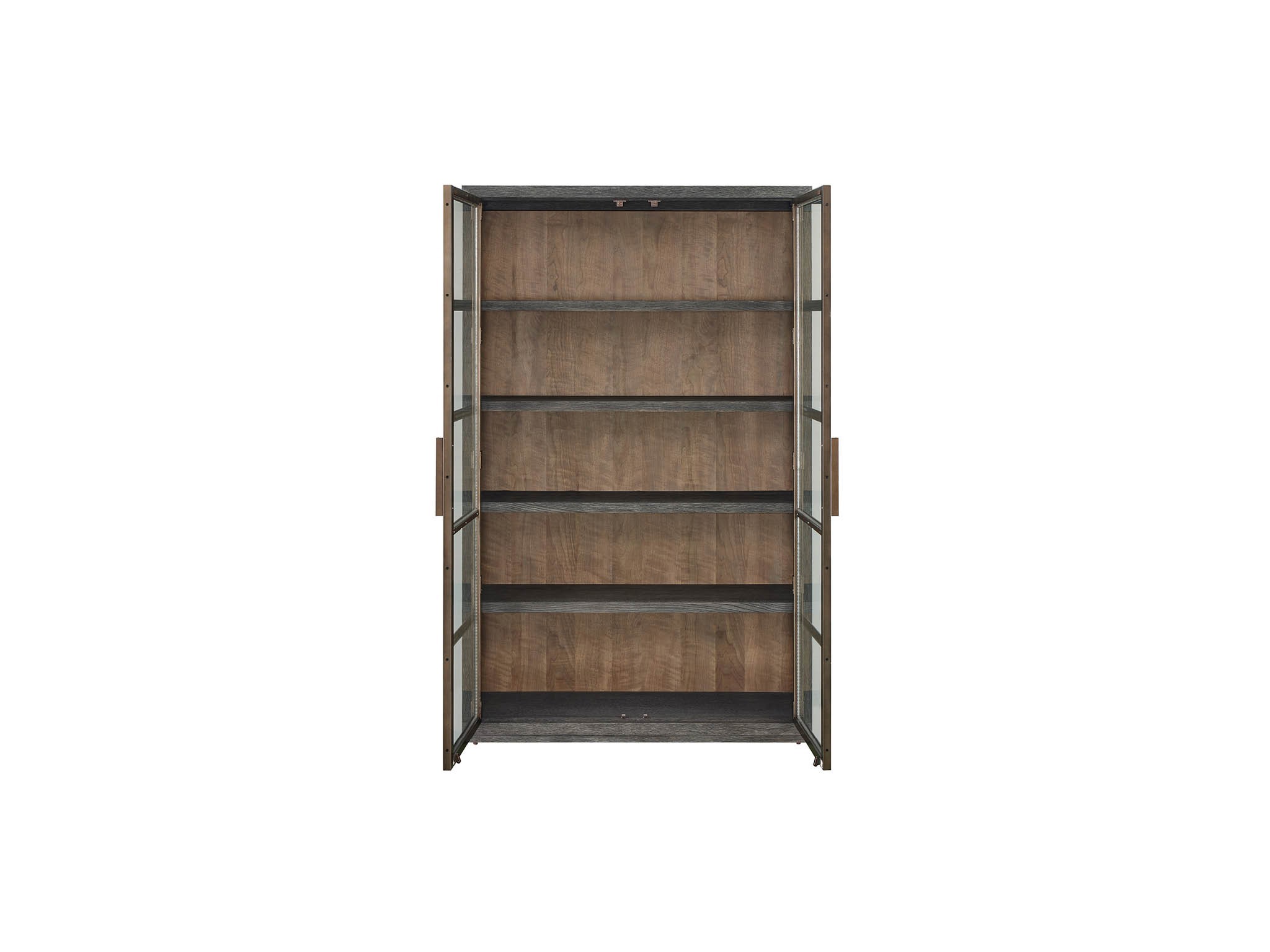 Veil Display Cabinet - Silo with a white background