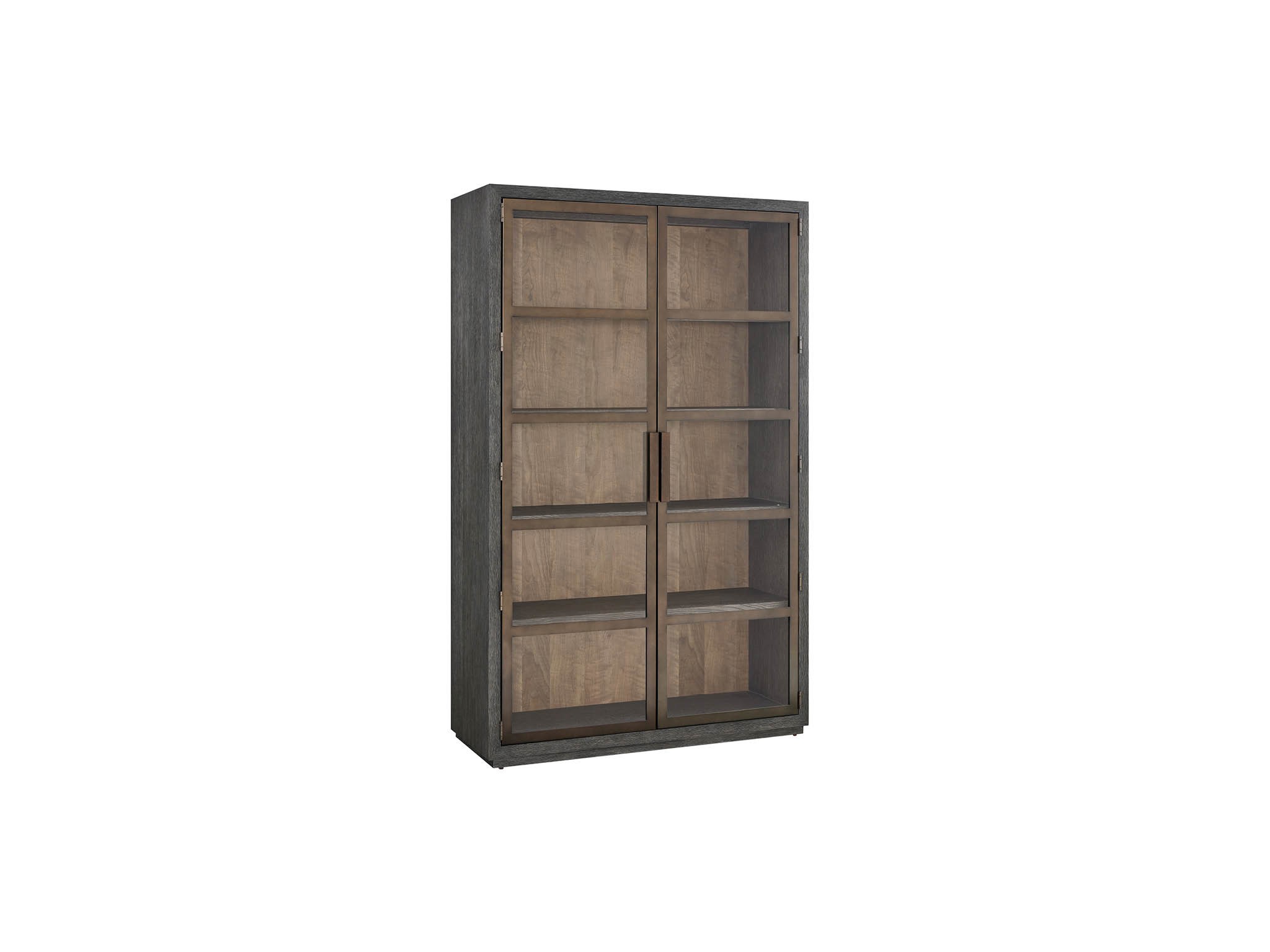 Veil Display Cabinet - Silo with a white background