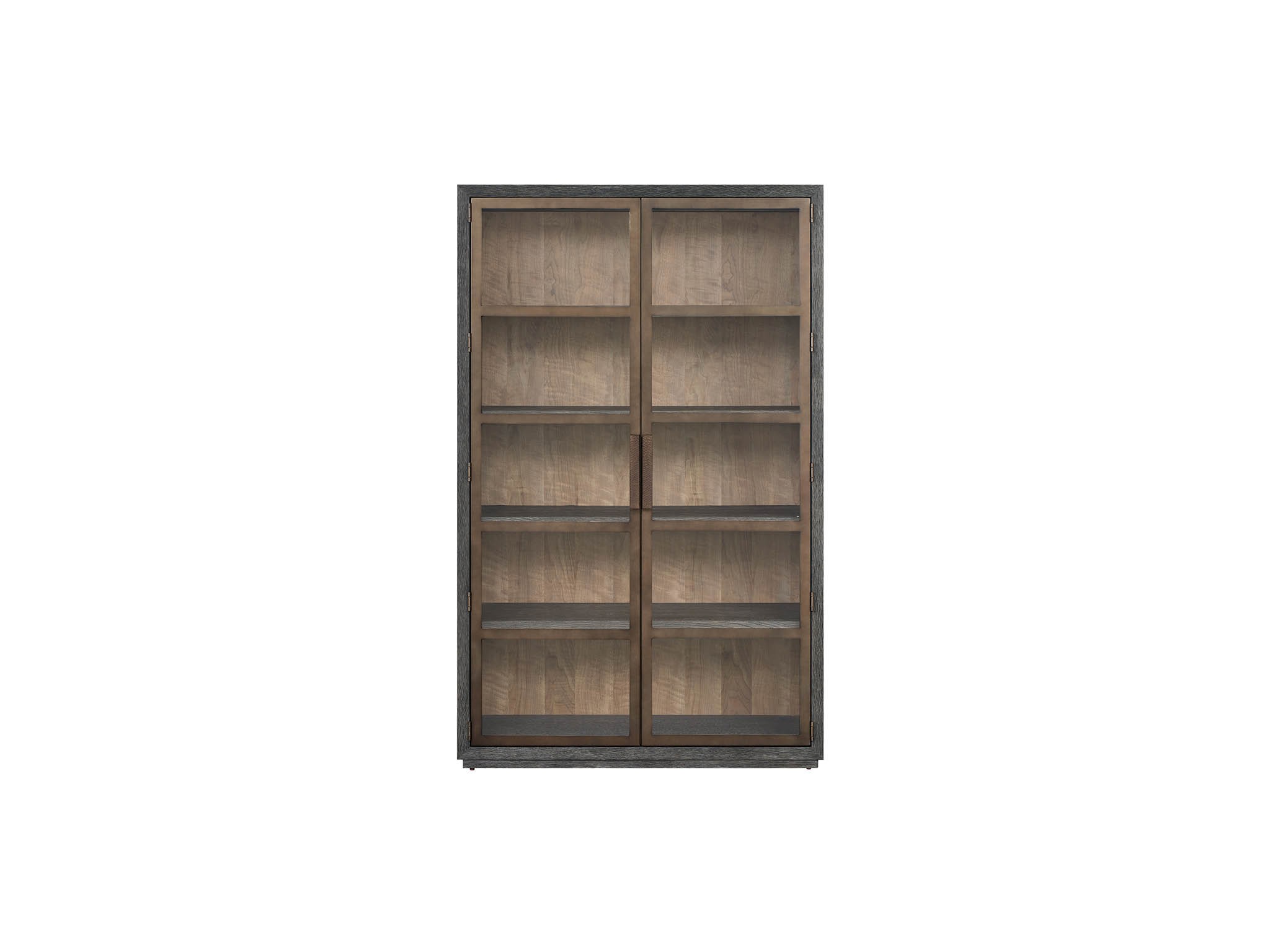 Veil Display Cabinet - Silo with a white background