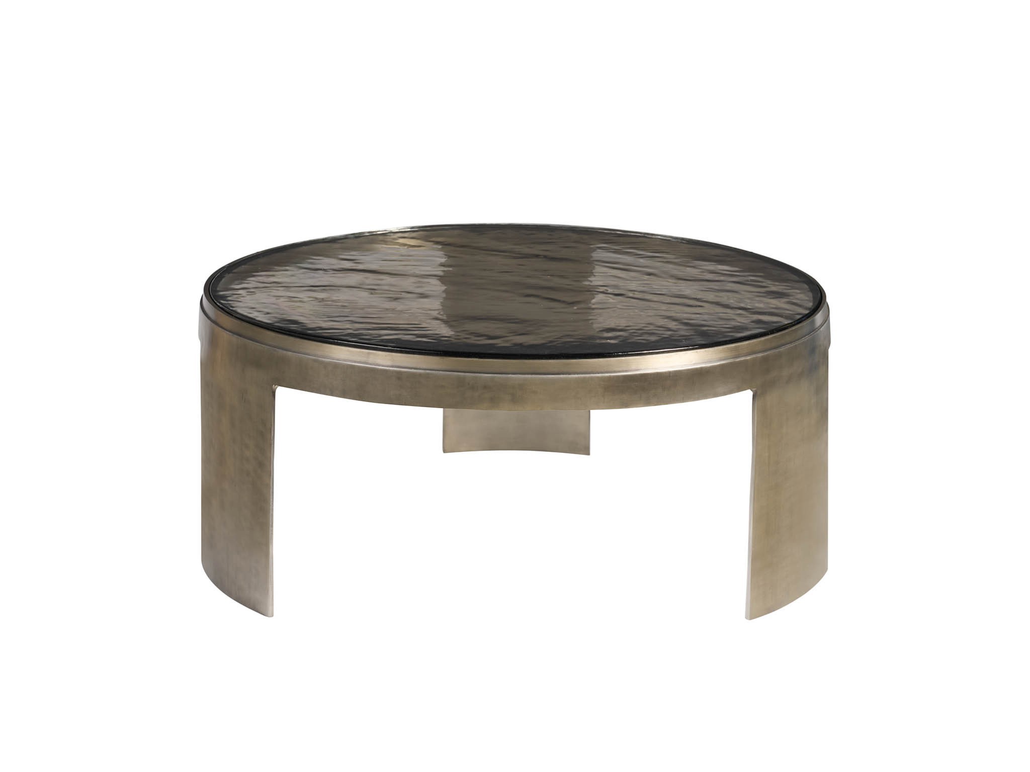Nuvola Round Cocktail Table - Silo with a white background
