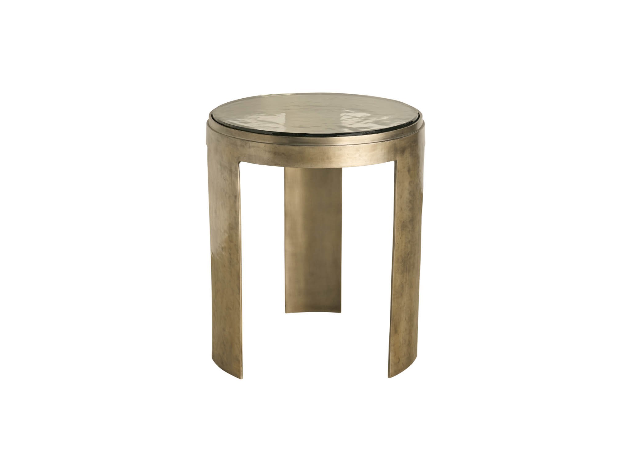 Nuvola Round End Table - Silo with a white background