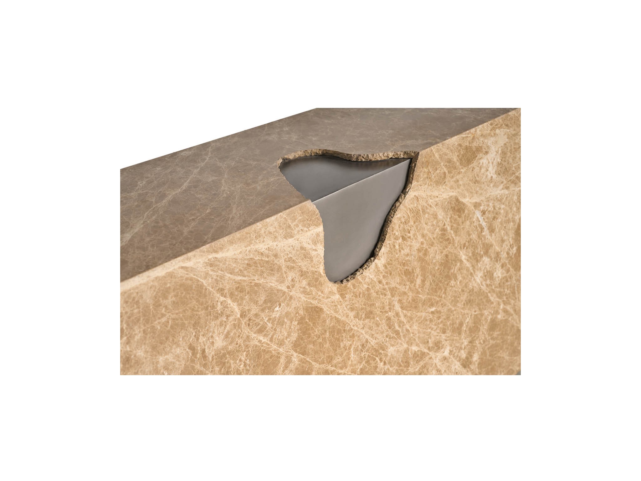 Mirage Console Table - Silo with a white background