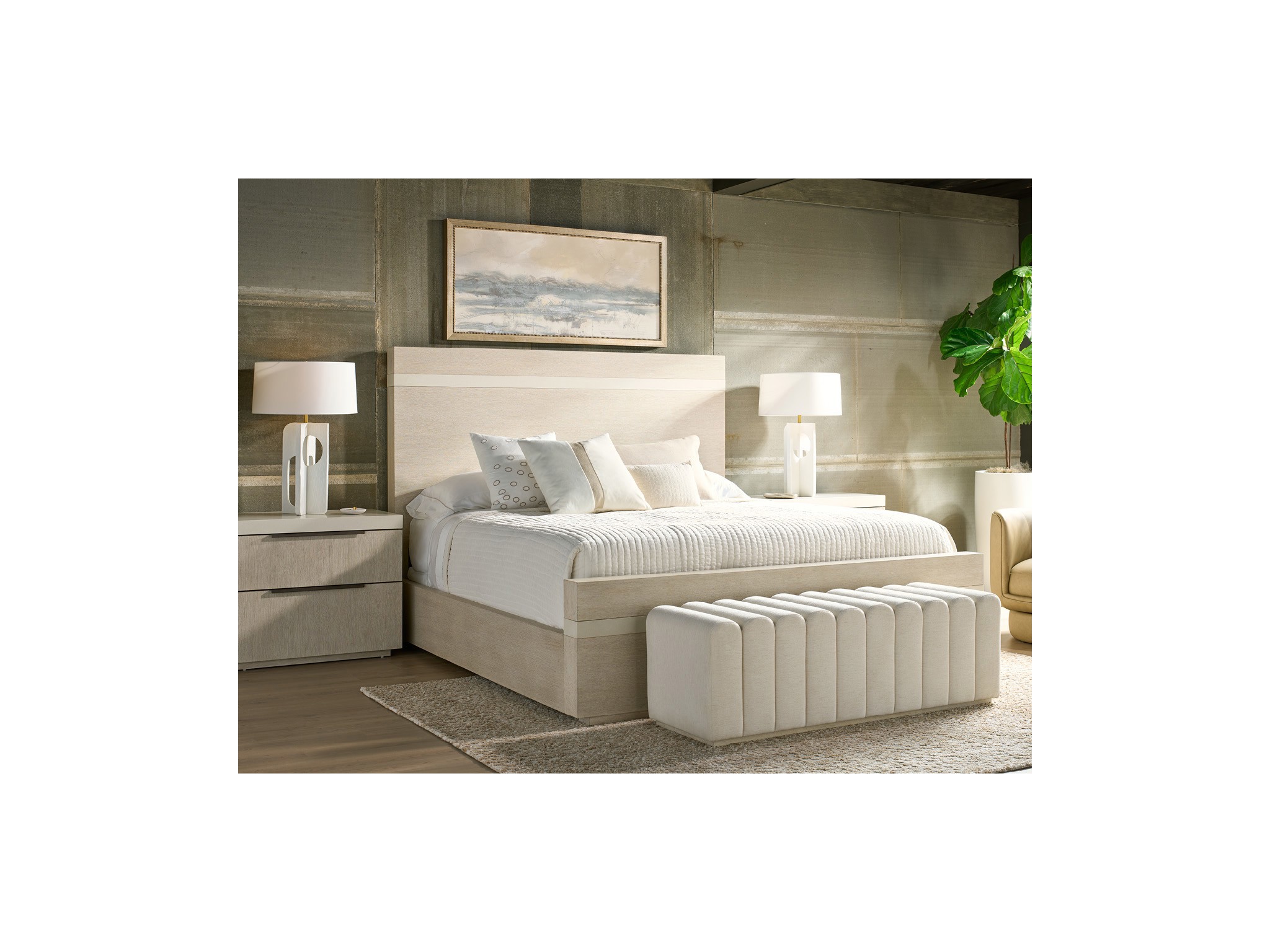 Strata Bench - Multiple item room scene