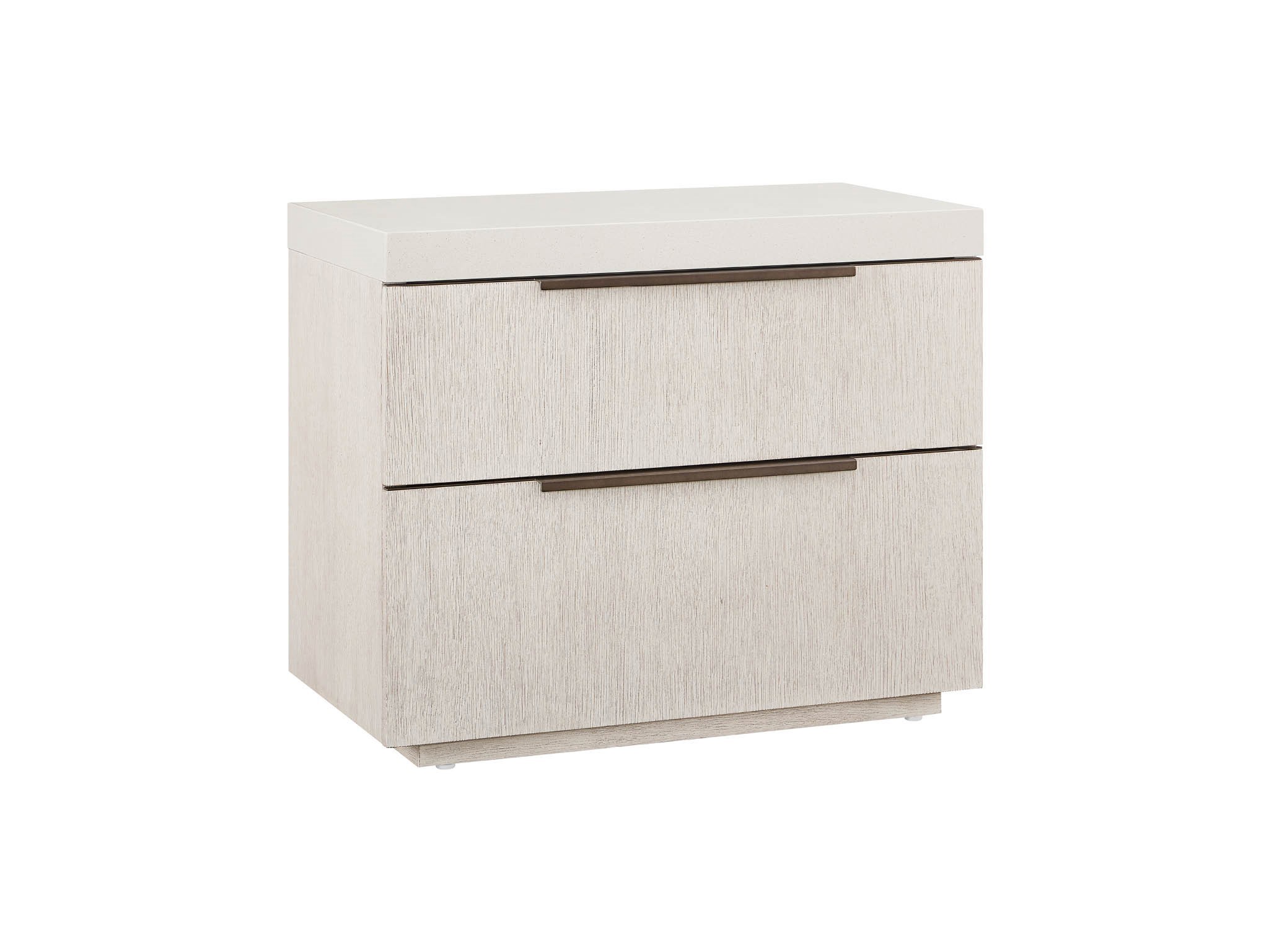 Quartz Nightstand - Silo with a white background