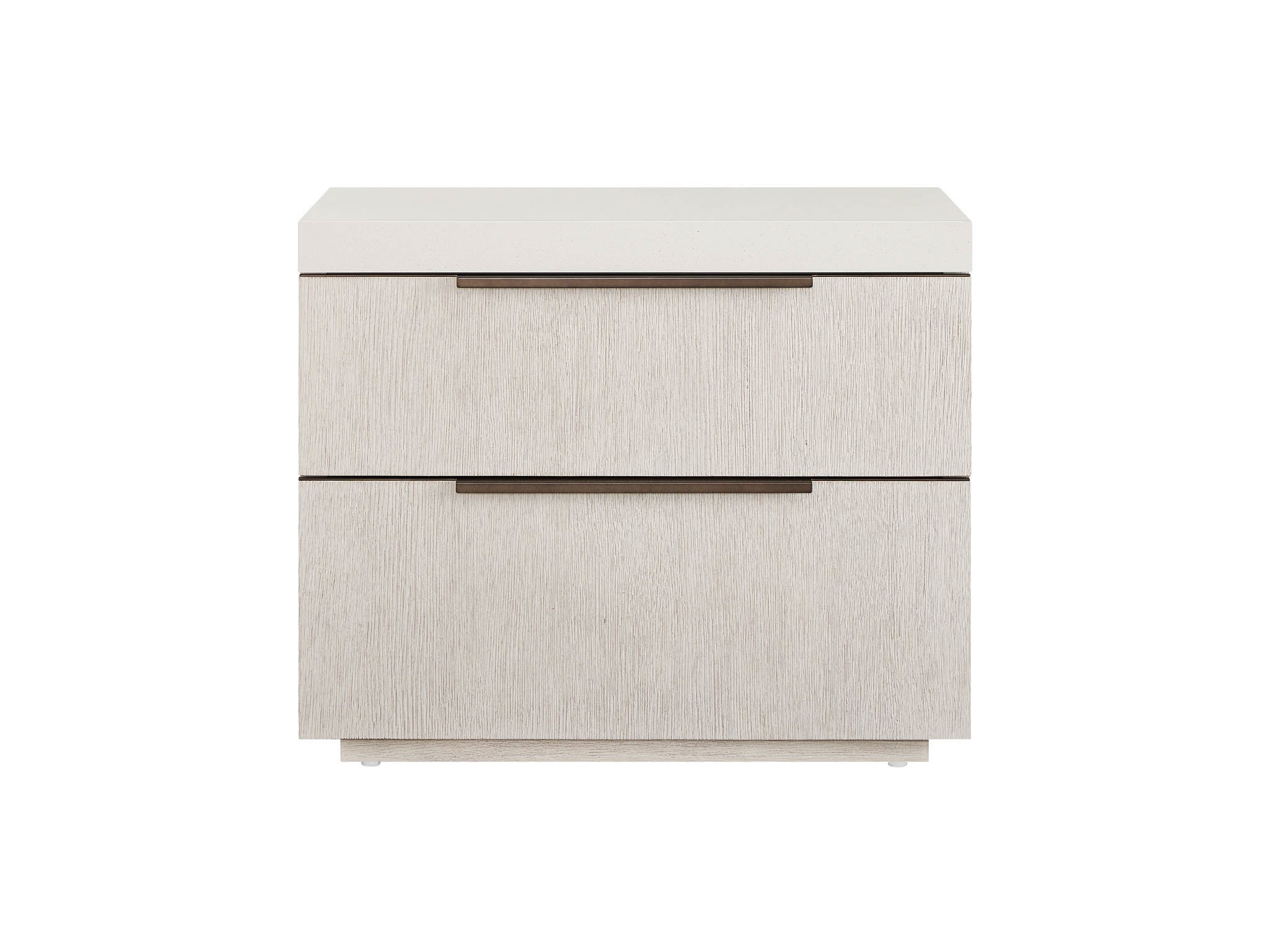 Quartz Nightstand - Silo with a white background