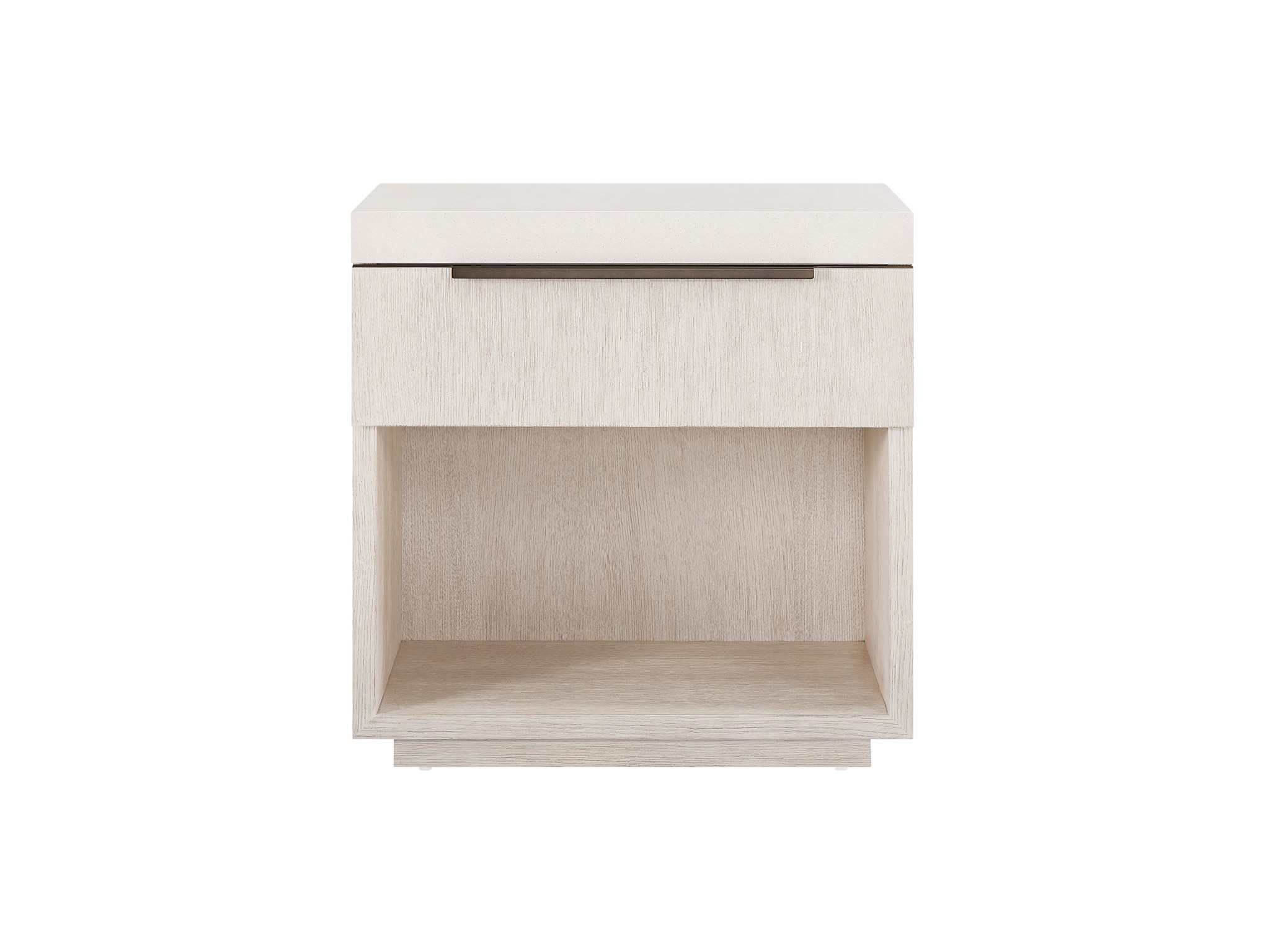 Quartz Nightstand - Silo with a white background