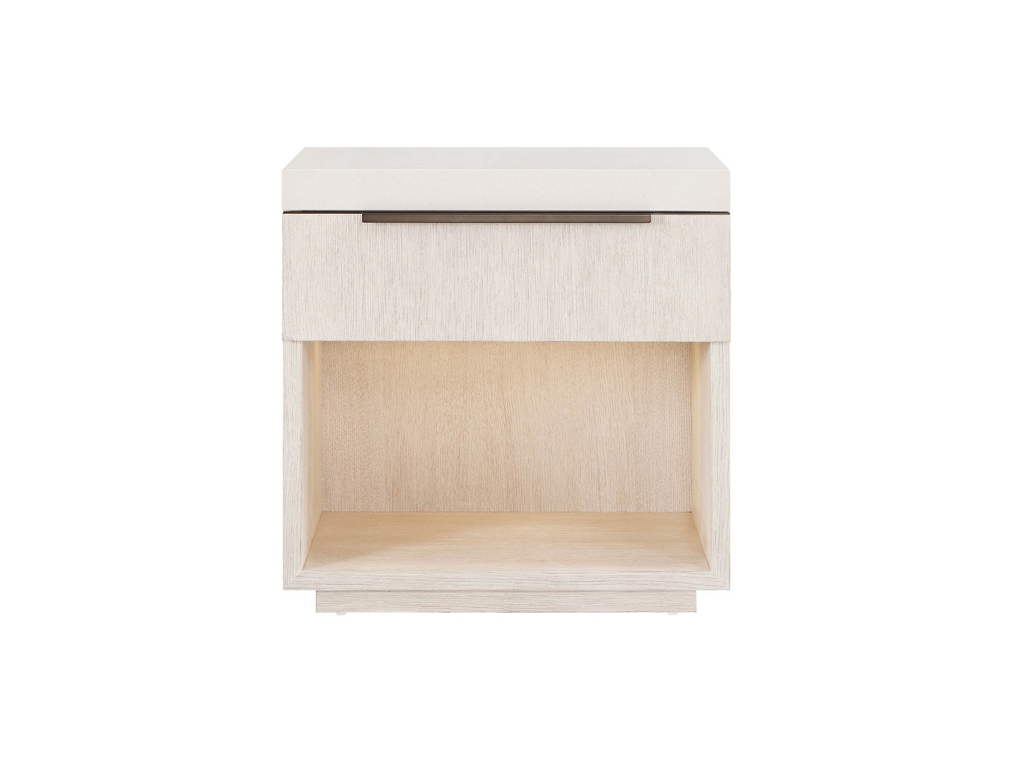 Quartz Nightstand - Silo with a white background