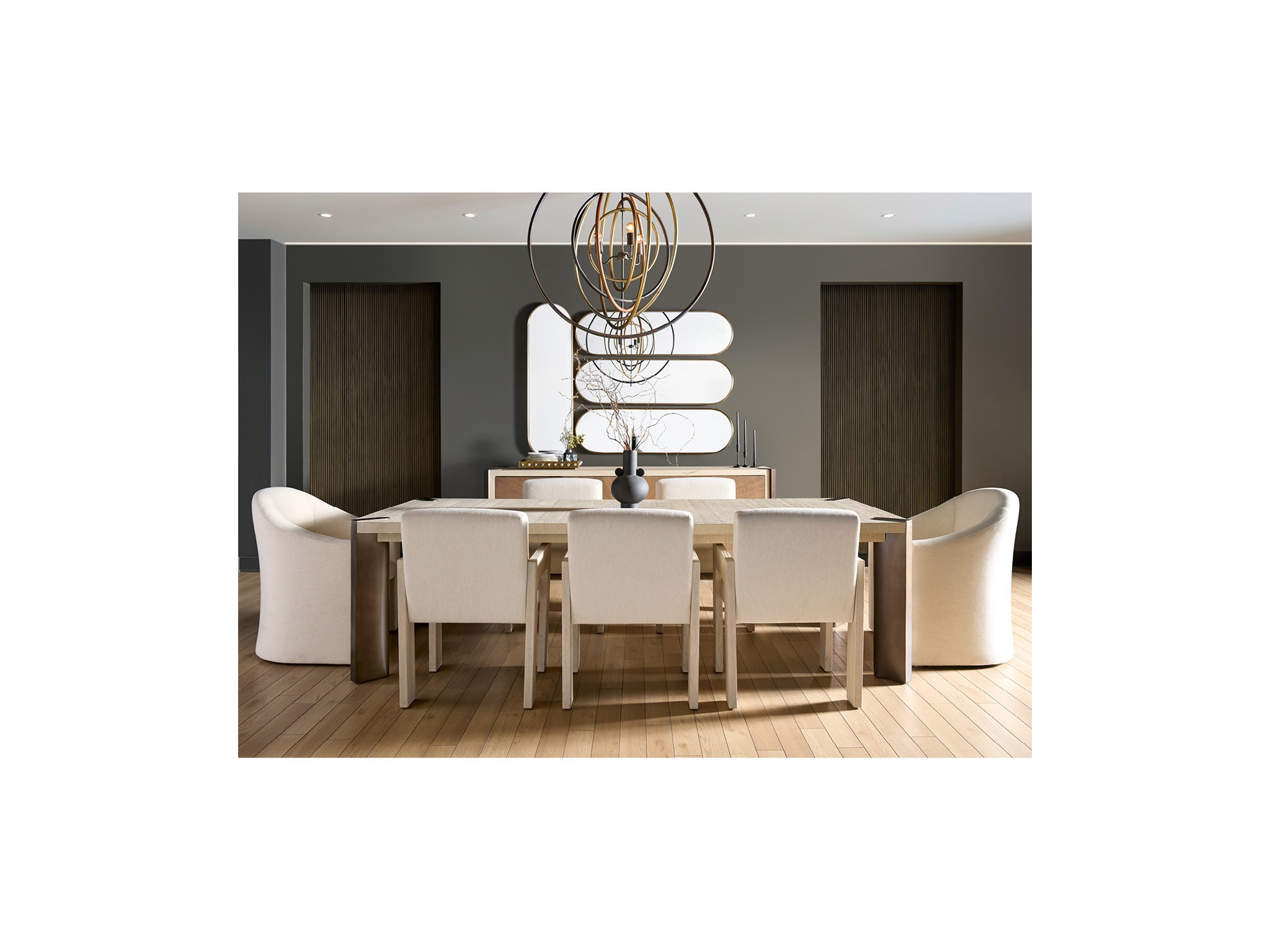 Mist Dining Table - Multiple item room scene