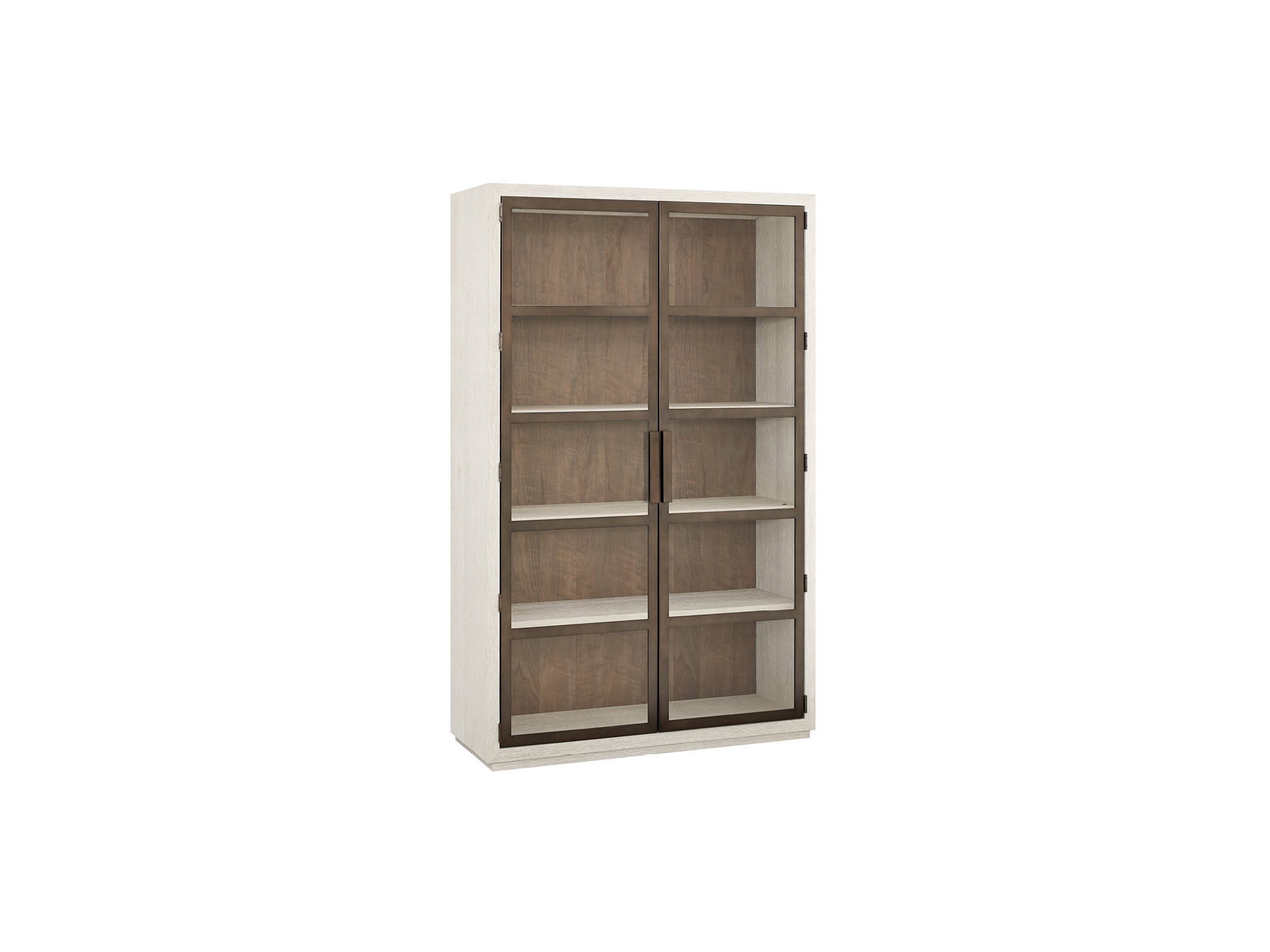 Mist Display Cabinet - Silo with a white background