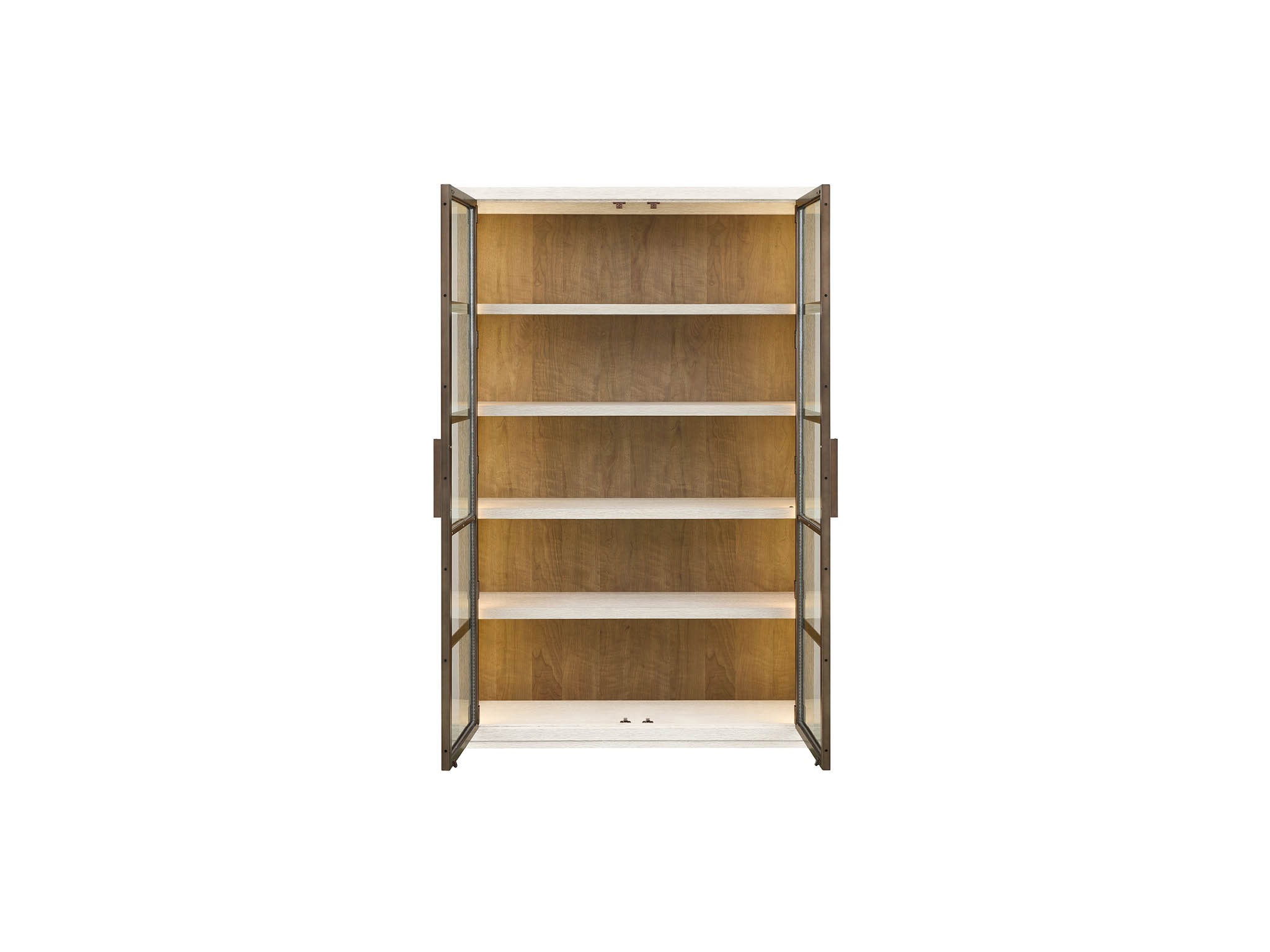 Mist Display Cabinet - Silo with a white background