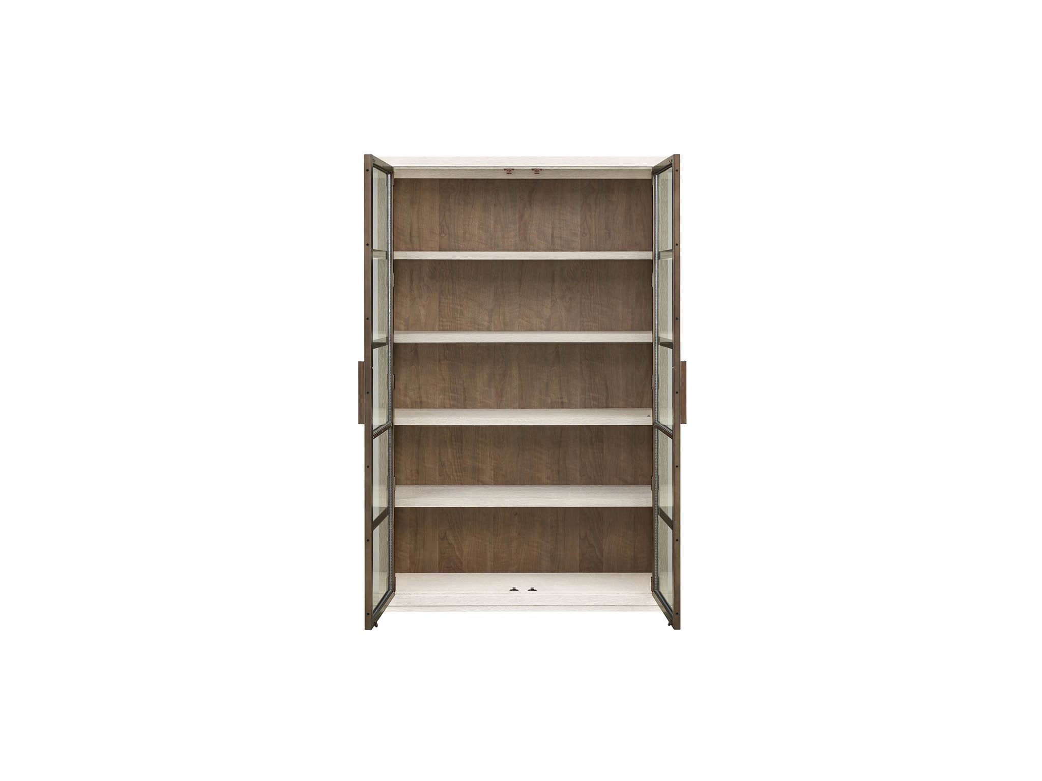 Mist Display Cabinet - Silo with a white background