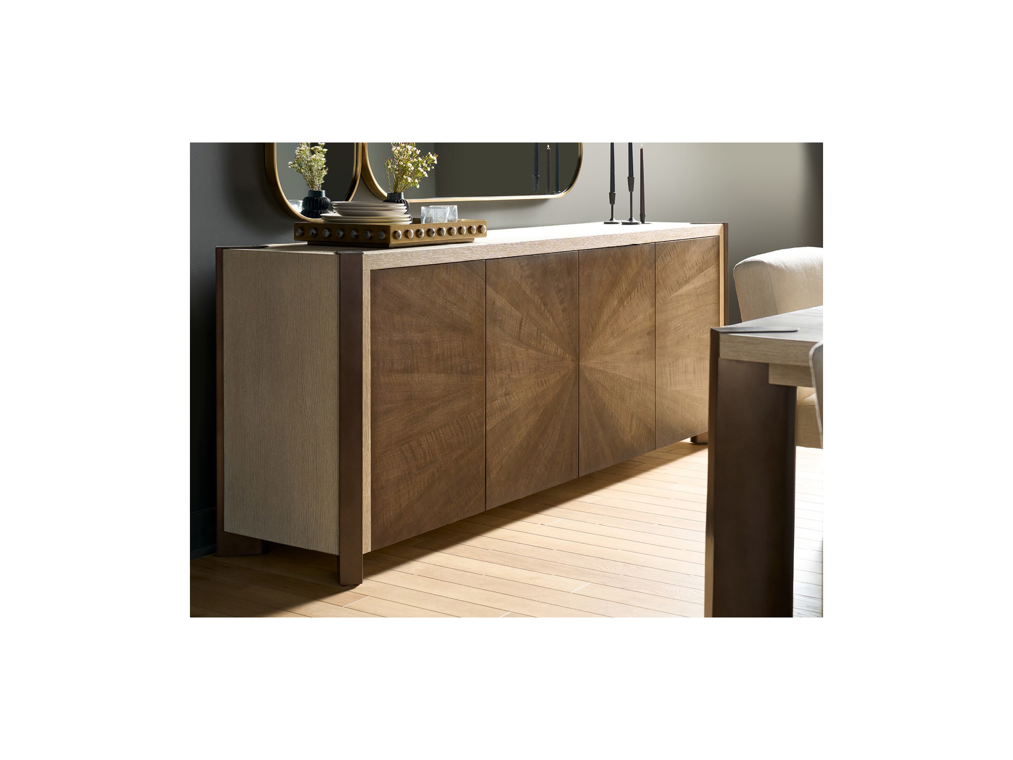 Mist Credenza - Multiple item room scene