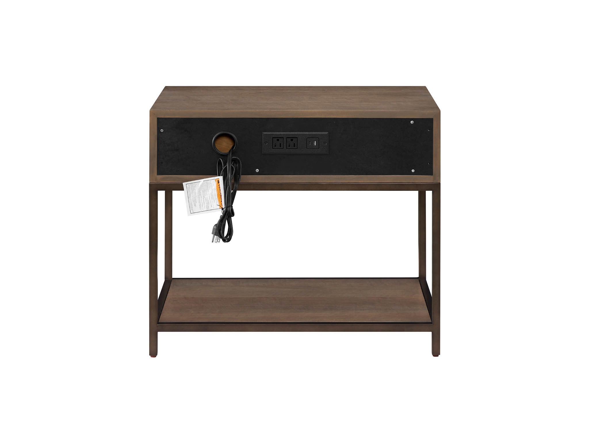 Haze Nightstand - Silo with a white background