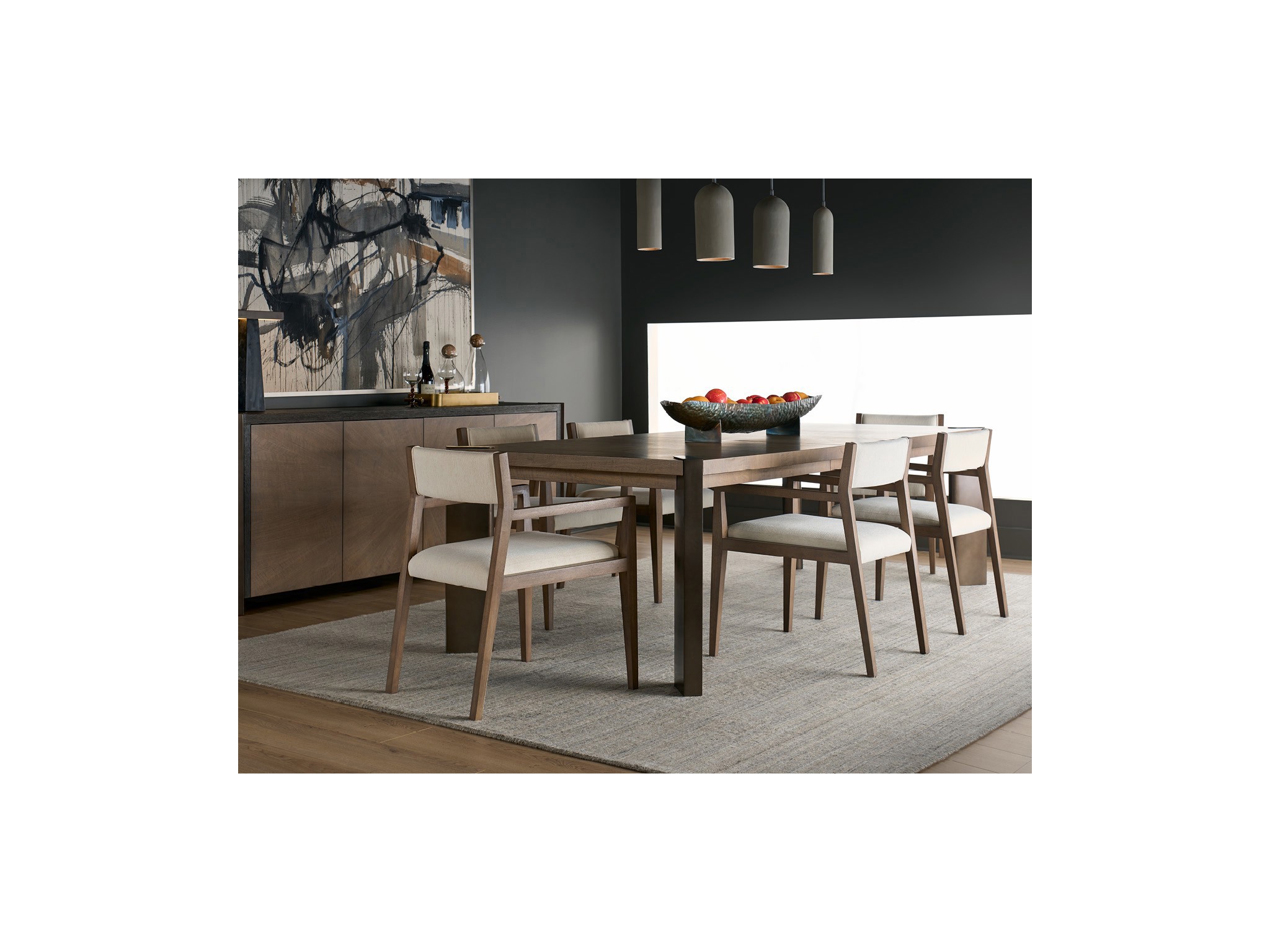 Haze Dining Table - Multiple item room scene