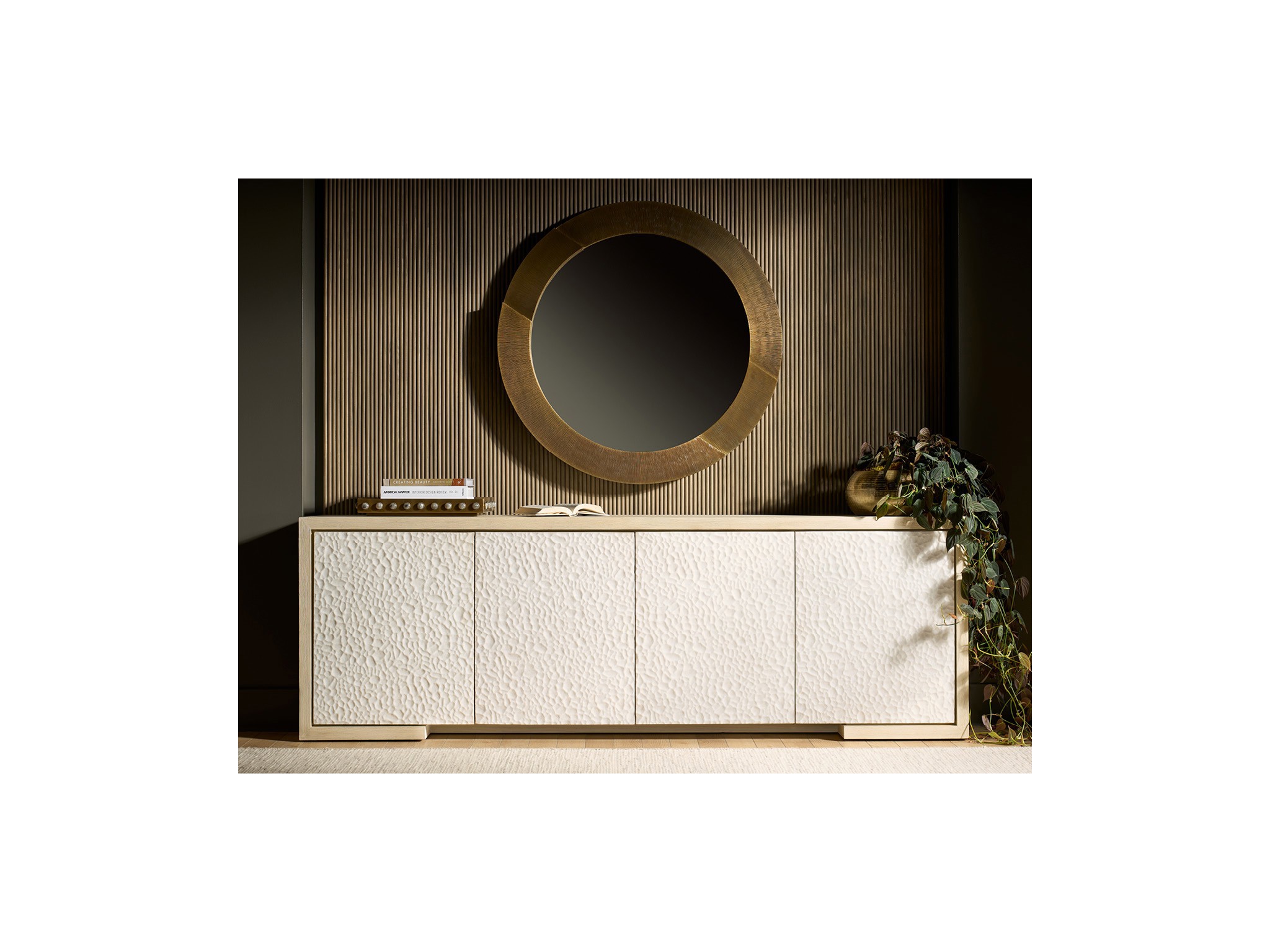 Aurora Credenza - Multiple item room scene