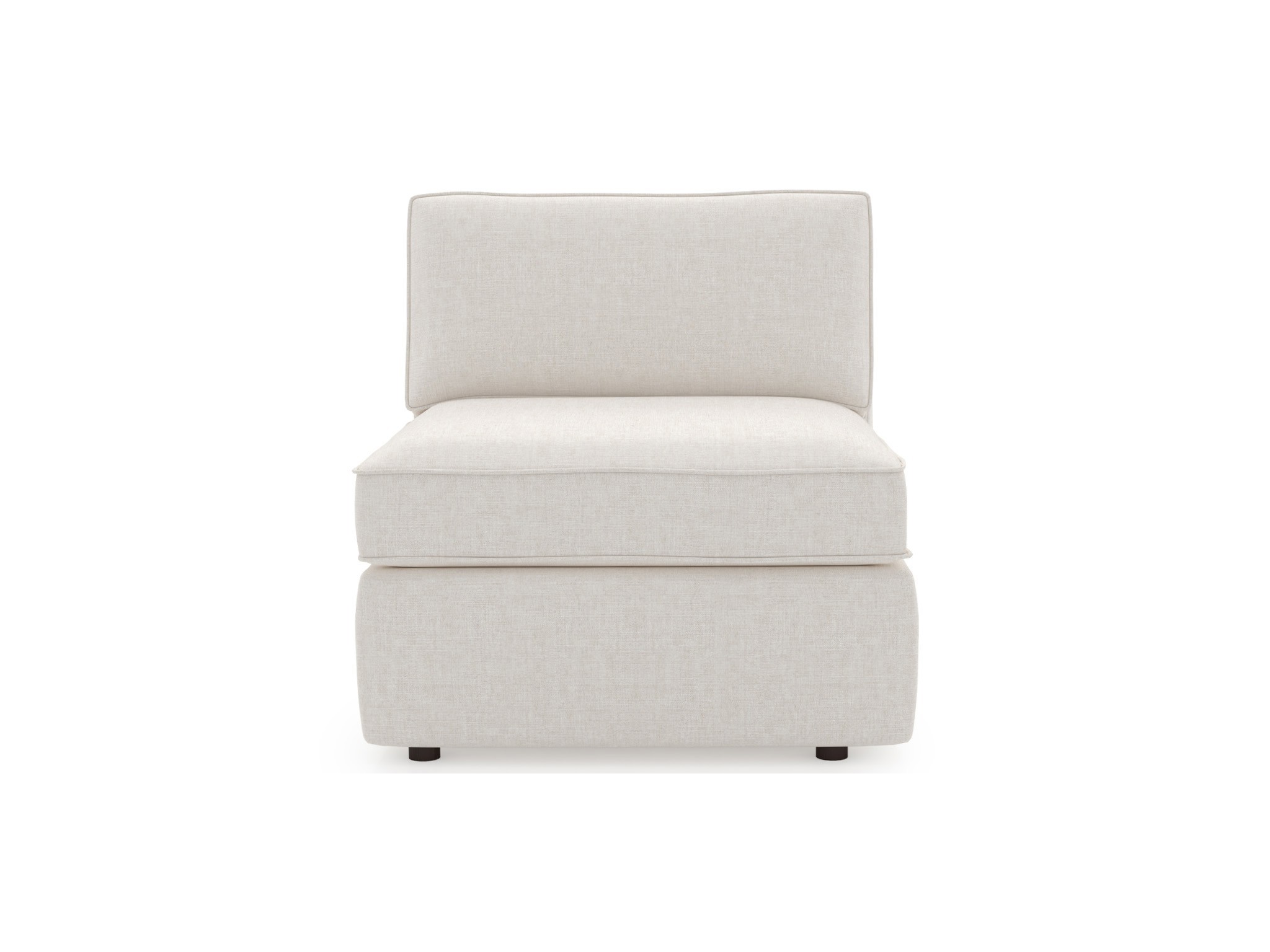 Maxx Armless Chair - Special Order - Silo with a white background