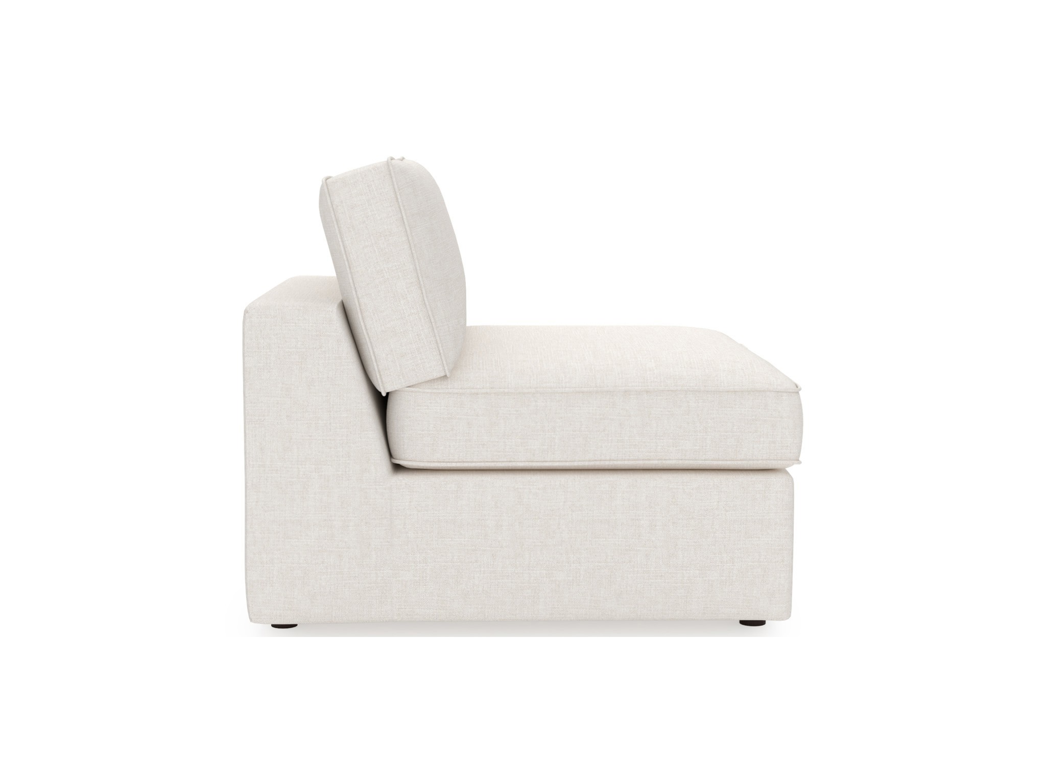 Maxx Armless Chair - Special Order - Silo with a white background