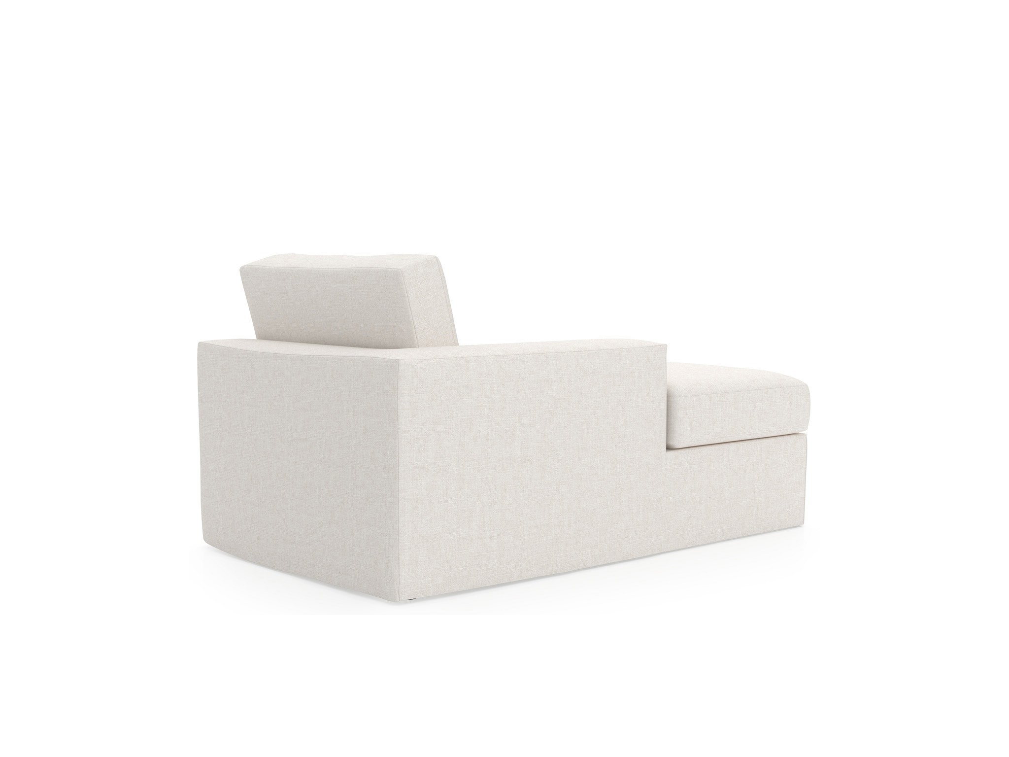 Maxx Slipcover Chaise LAF - Special Order - Silo with a white background