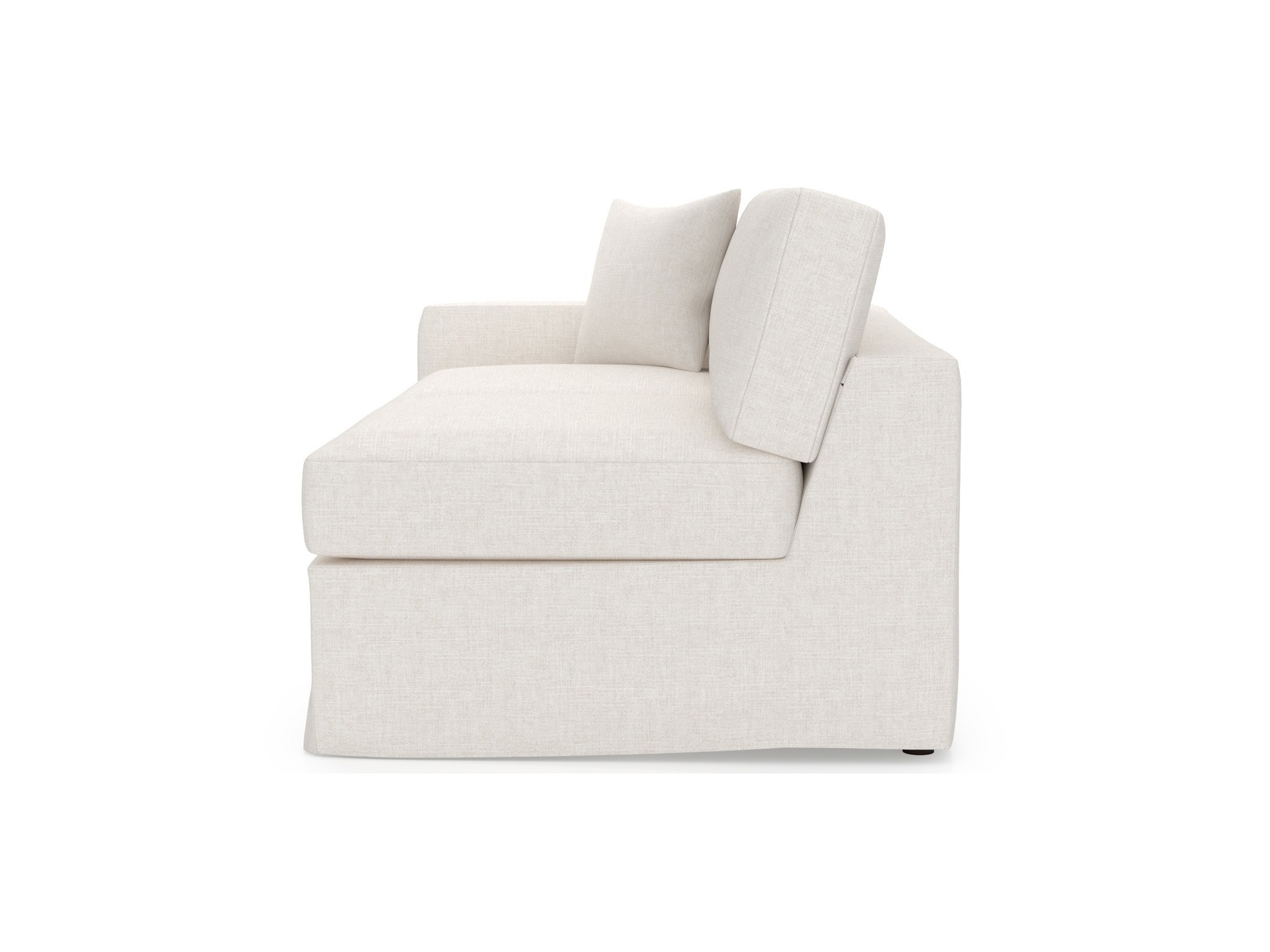 Maxx Slipcover Loveseat LAF - Special Order - Silo with a white background