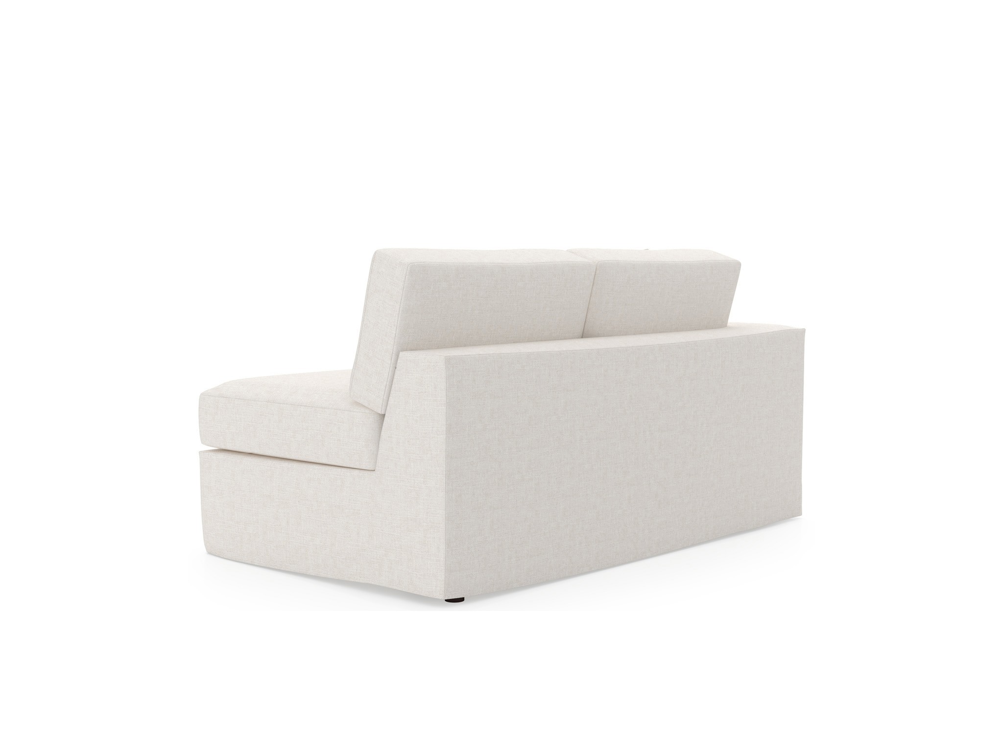 Maxx Slipcover Loveseat LAF - Special Order - Silo with a white background