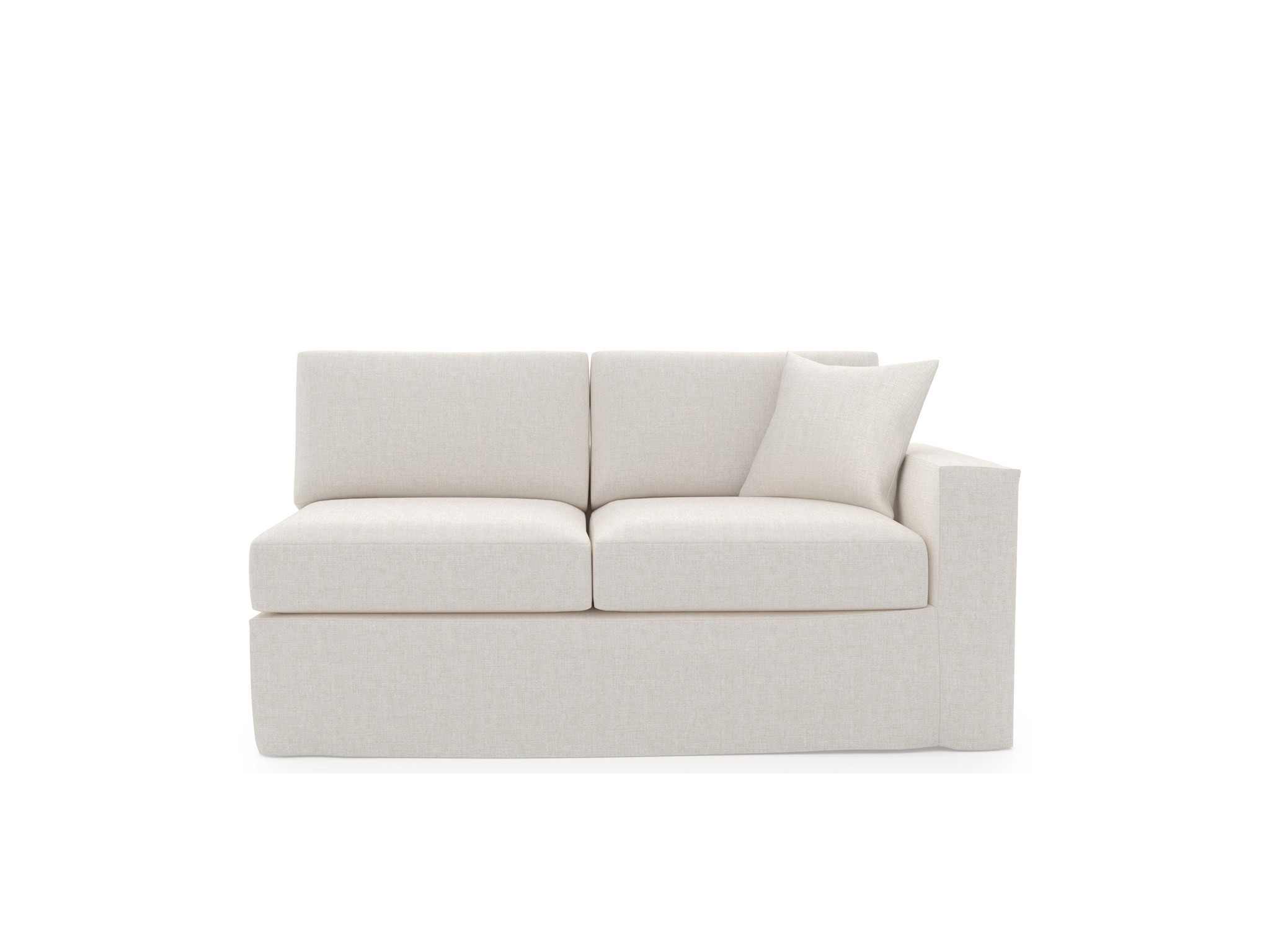 Maxx Slipcover Loveseat RAF - Special Order - Silo with a white background