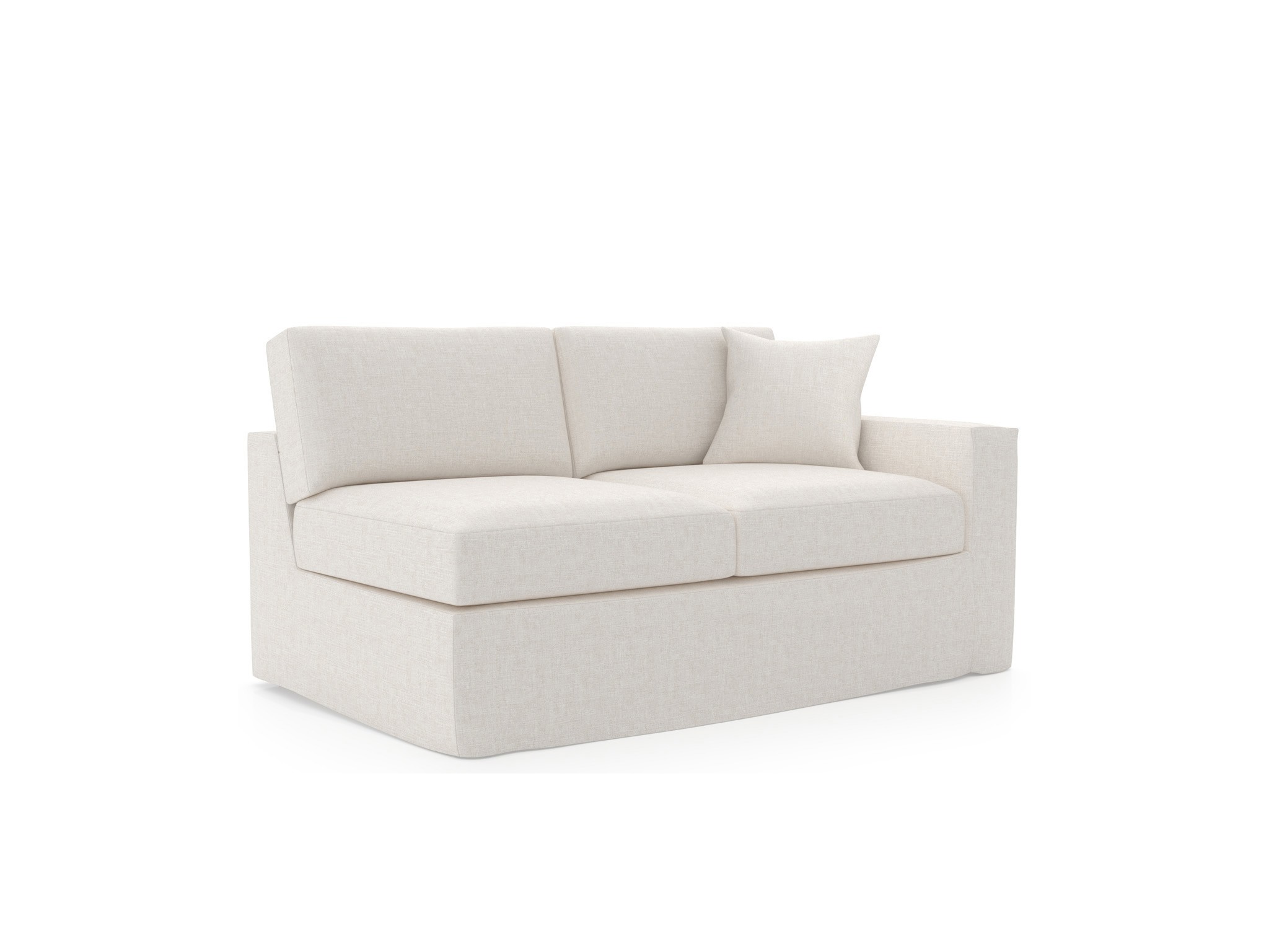 Maxx Slipcover Loveseat RAF - Special Order - Silo with a white background
