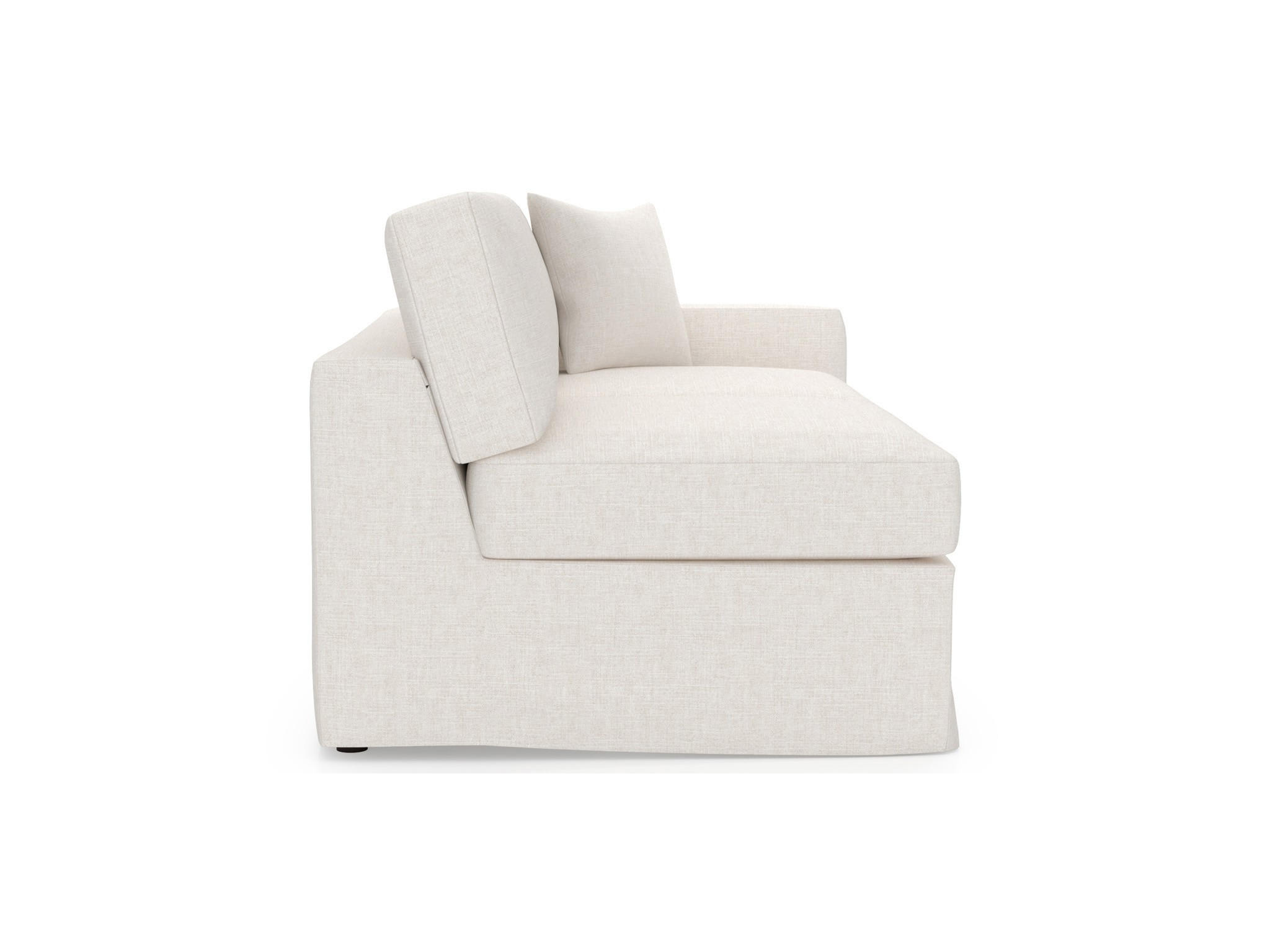 Maxx Slipcover Loveseat RAF - Special Order - Silo with a white background