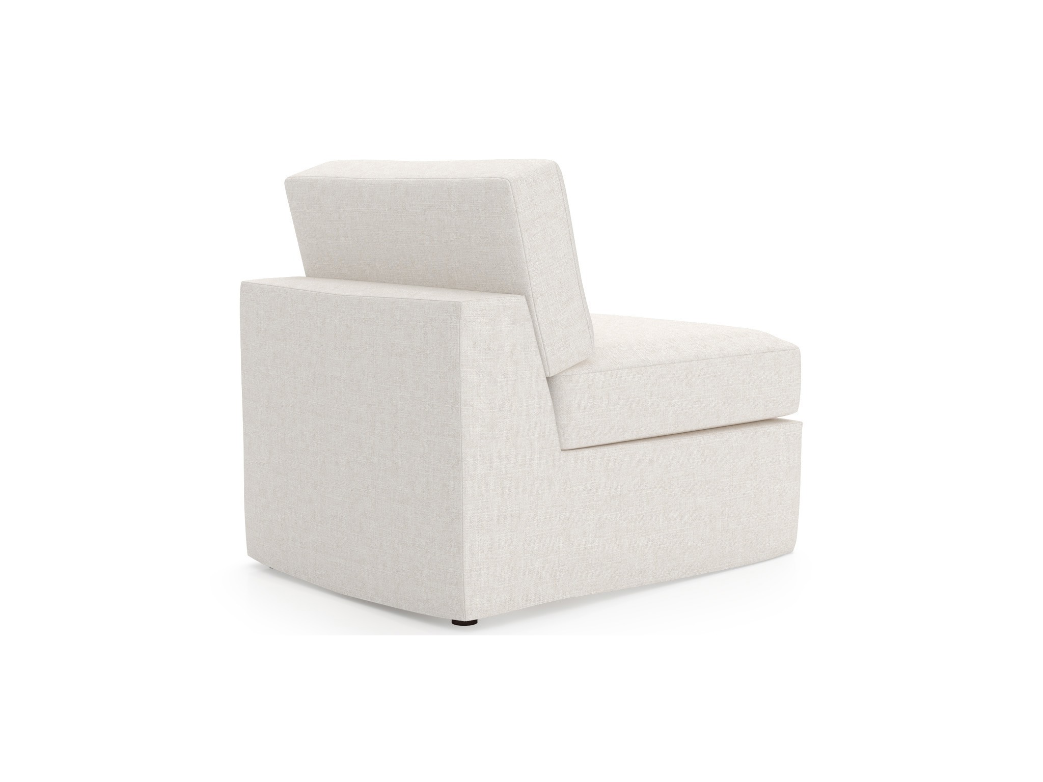 Maxx Slipcover Armless Chair - Special Order - Silo with a white background