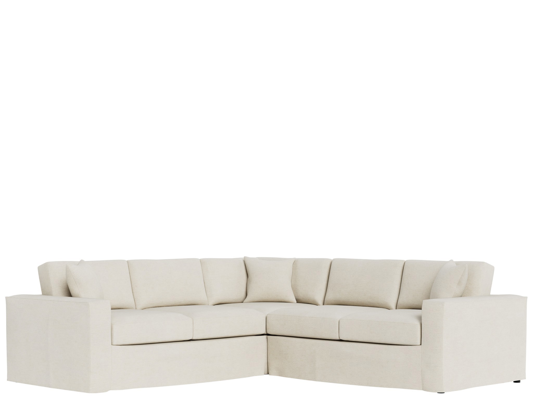 Maxx Slipcover Sectional - Special Order - Silo with a white background