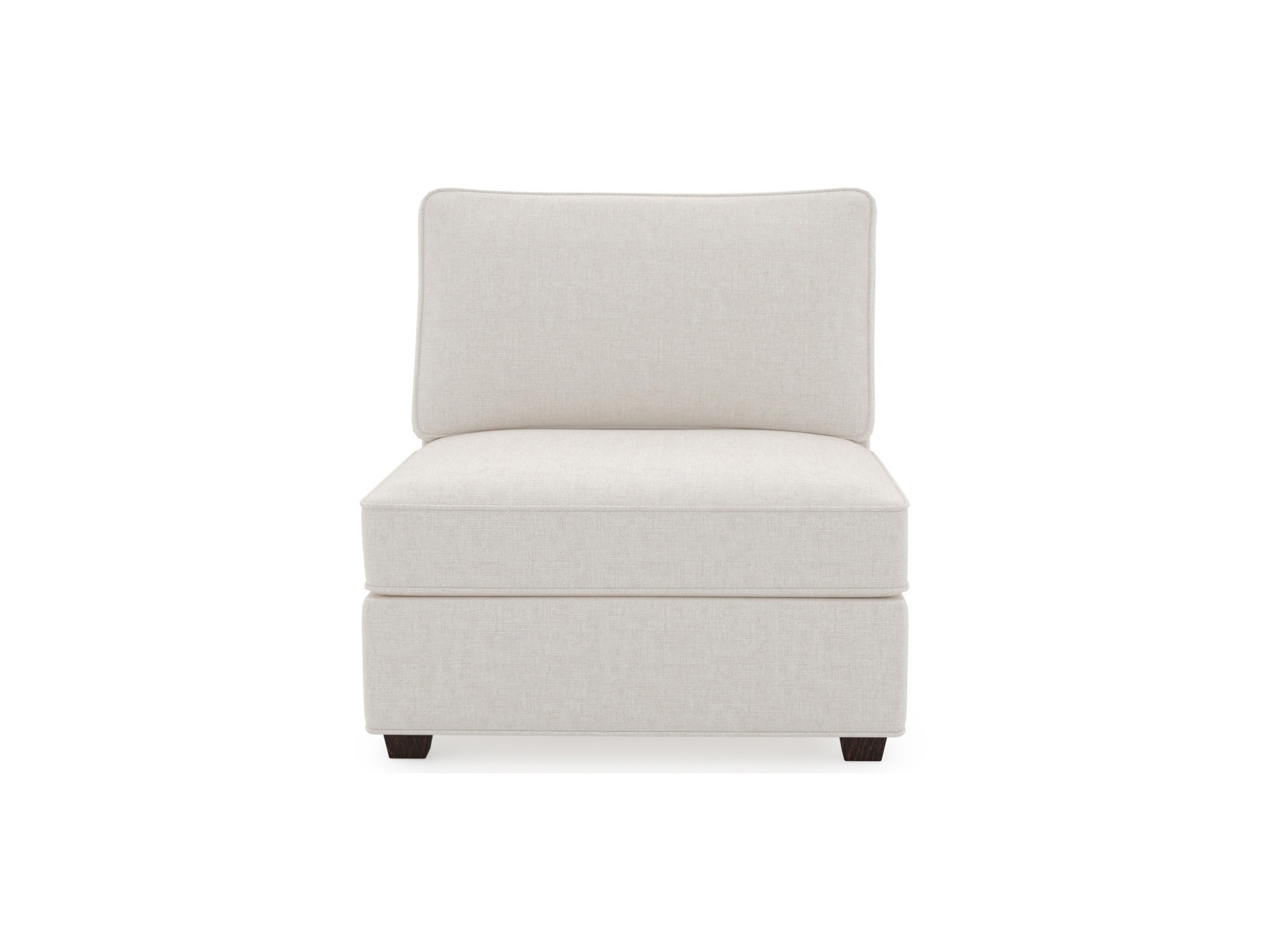 Clermont Armless Chair - Special Order - Silo with a white background