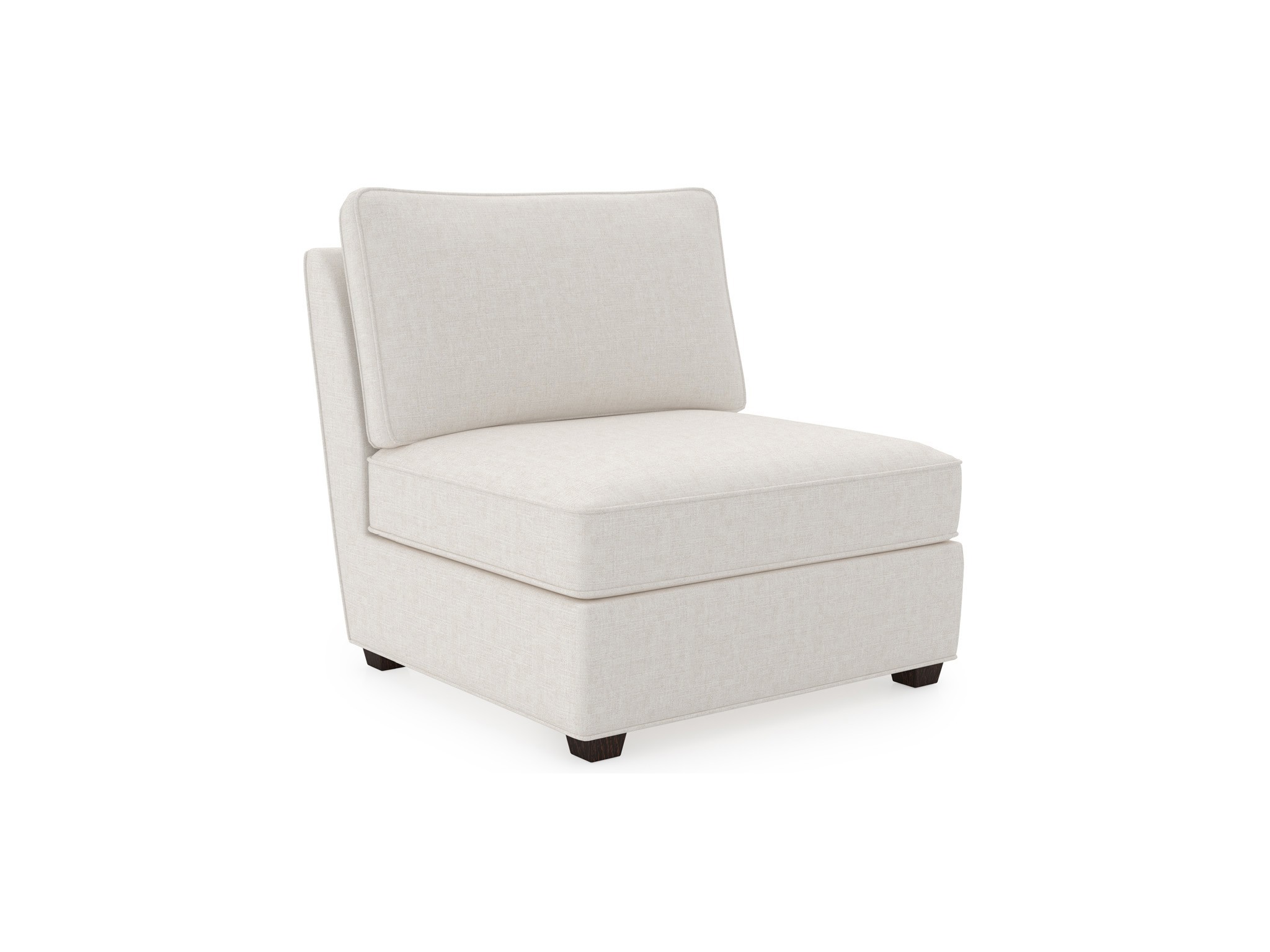 Clermont Armless Chair - Special Order - Silo with a white background