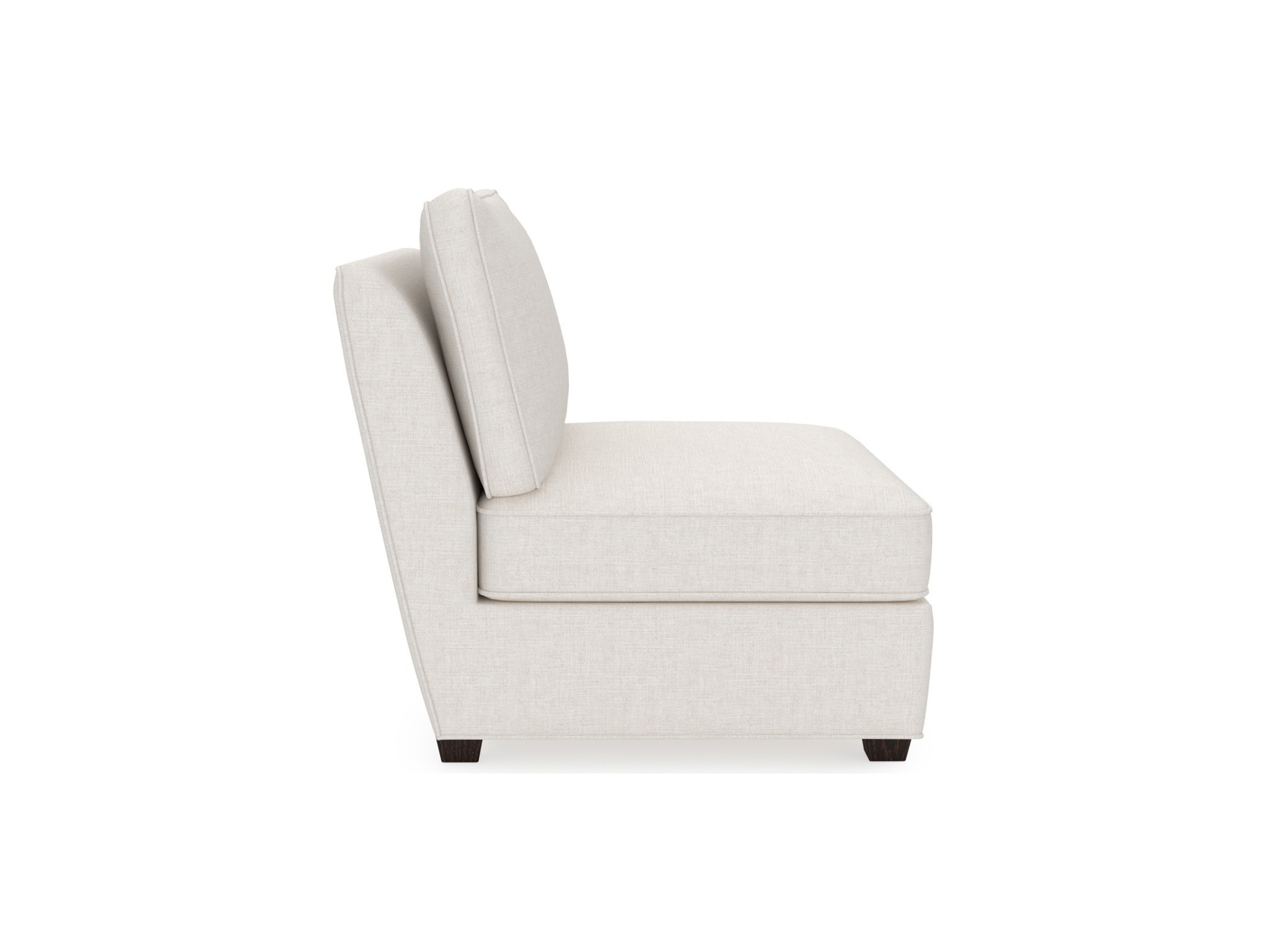 Clermont Armless Chair - Special Order - Silo with a white background