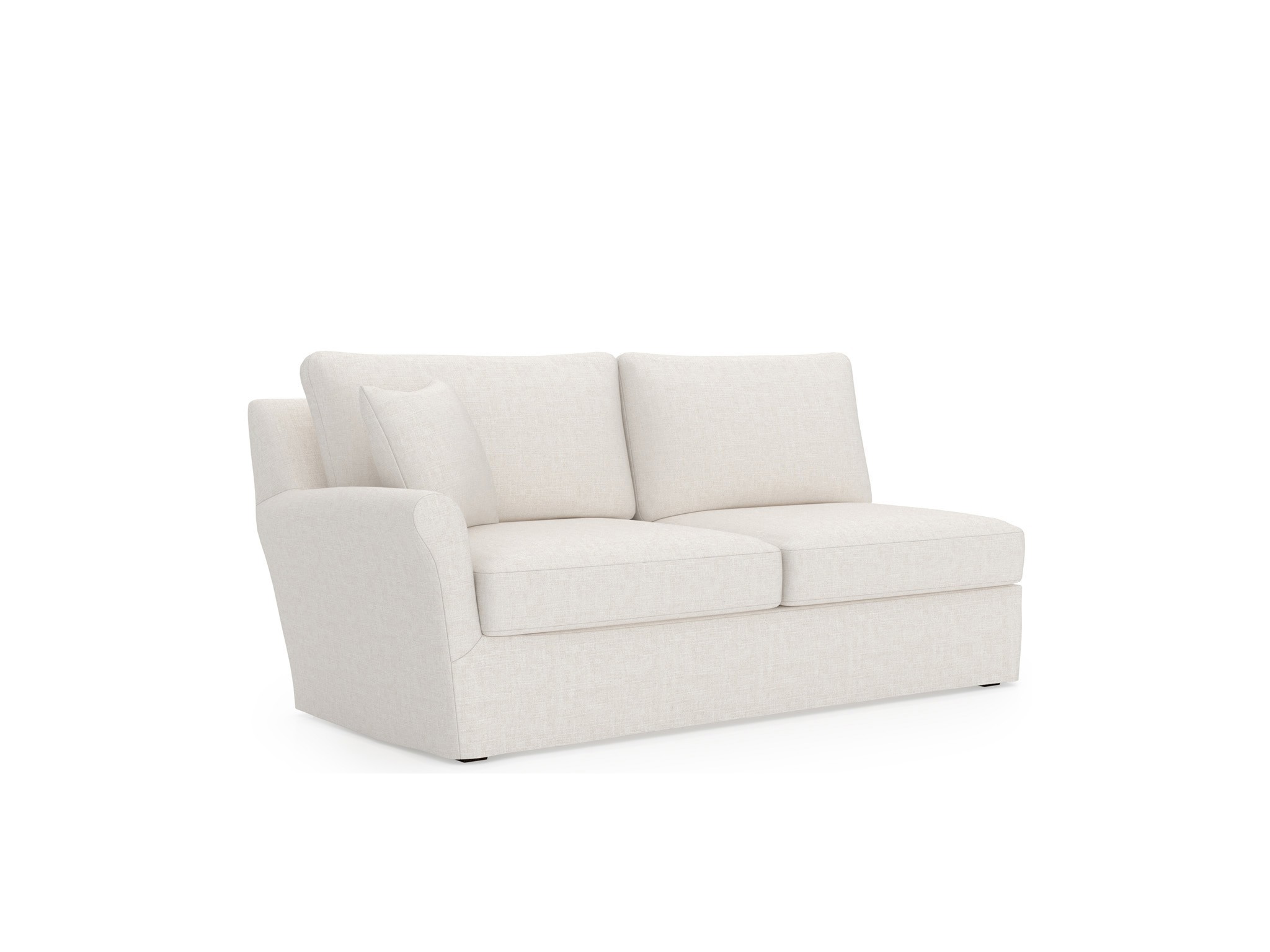 Clermont Slipcover Loveseat LAF - Special Order - Silo with a white background