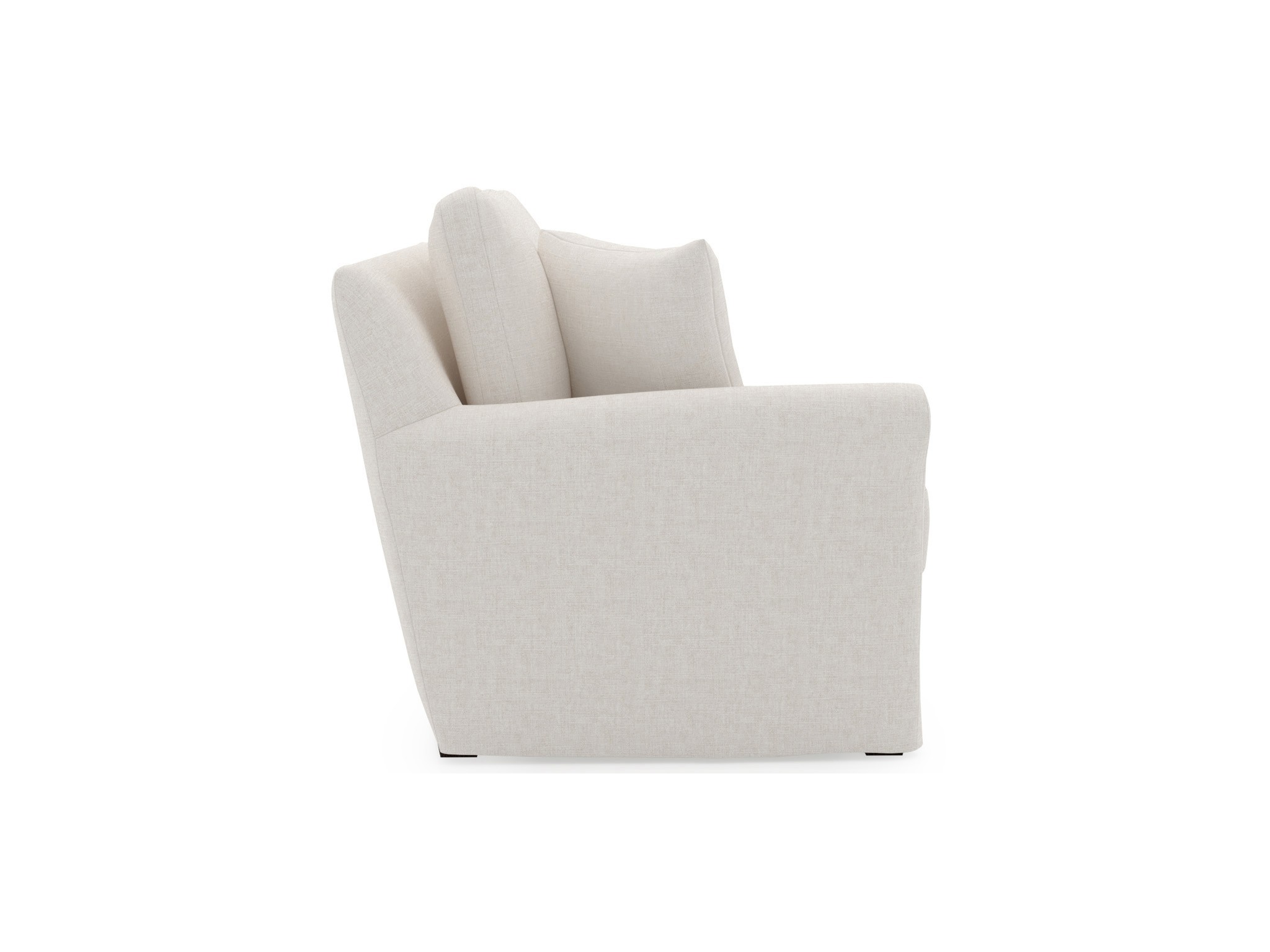 Clermont Slipcover Loveseat LAF - Special Order - Silo with a white background