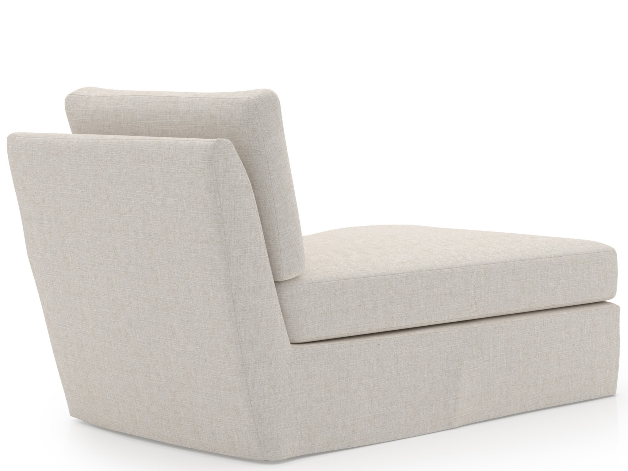 Clermont Slipcover Chaise RAF - Special Order - Silo with a white background