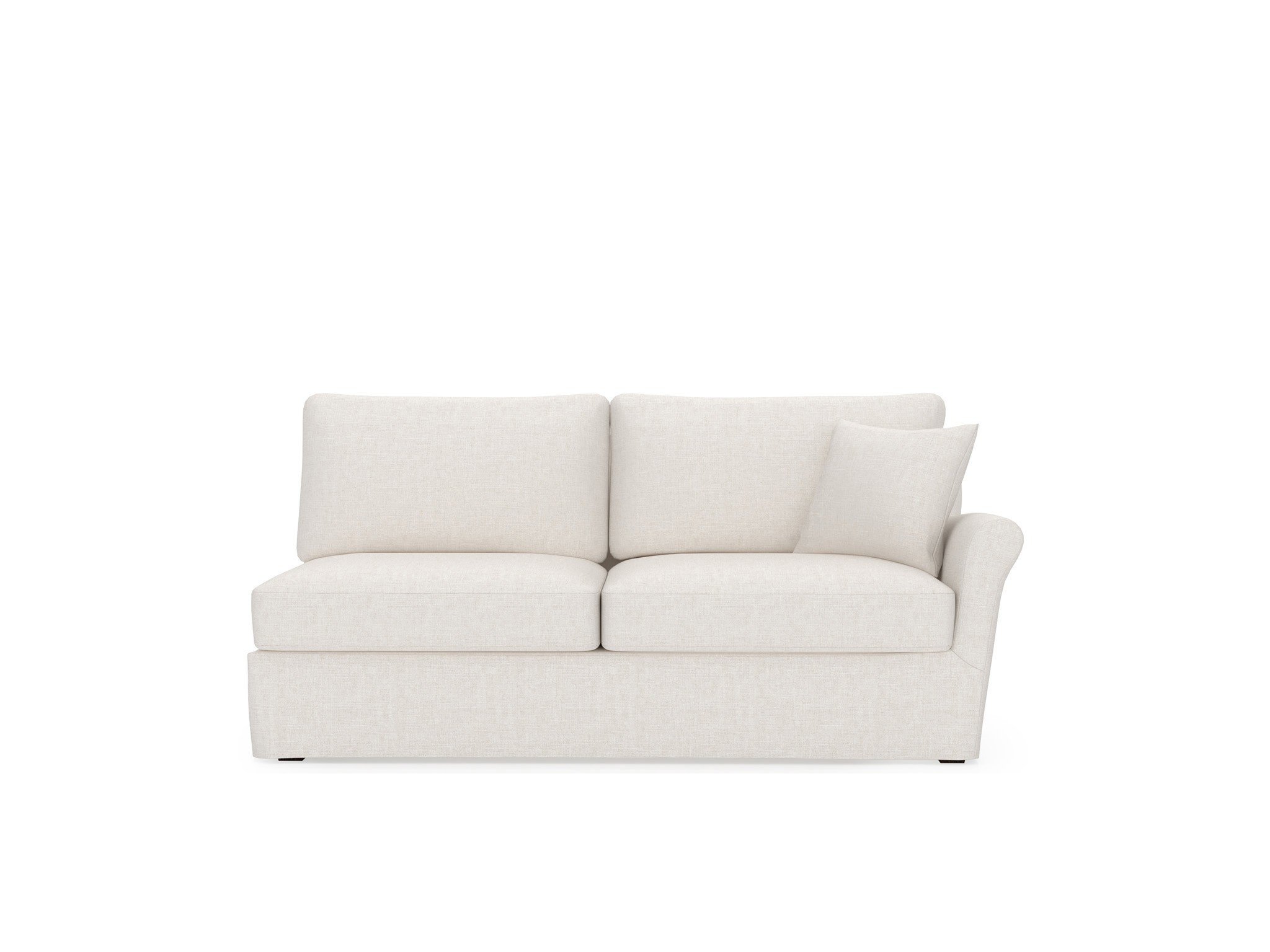Clermont Slipcover Loveseat RAF - Special Order - Silo with a white background
