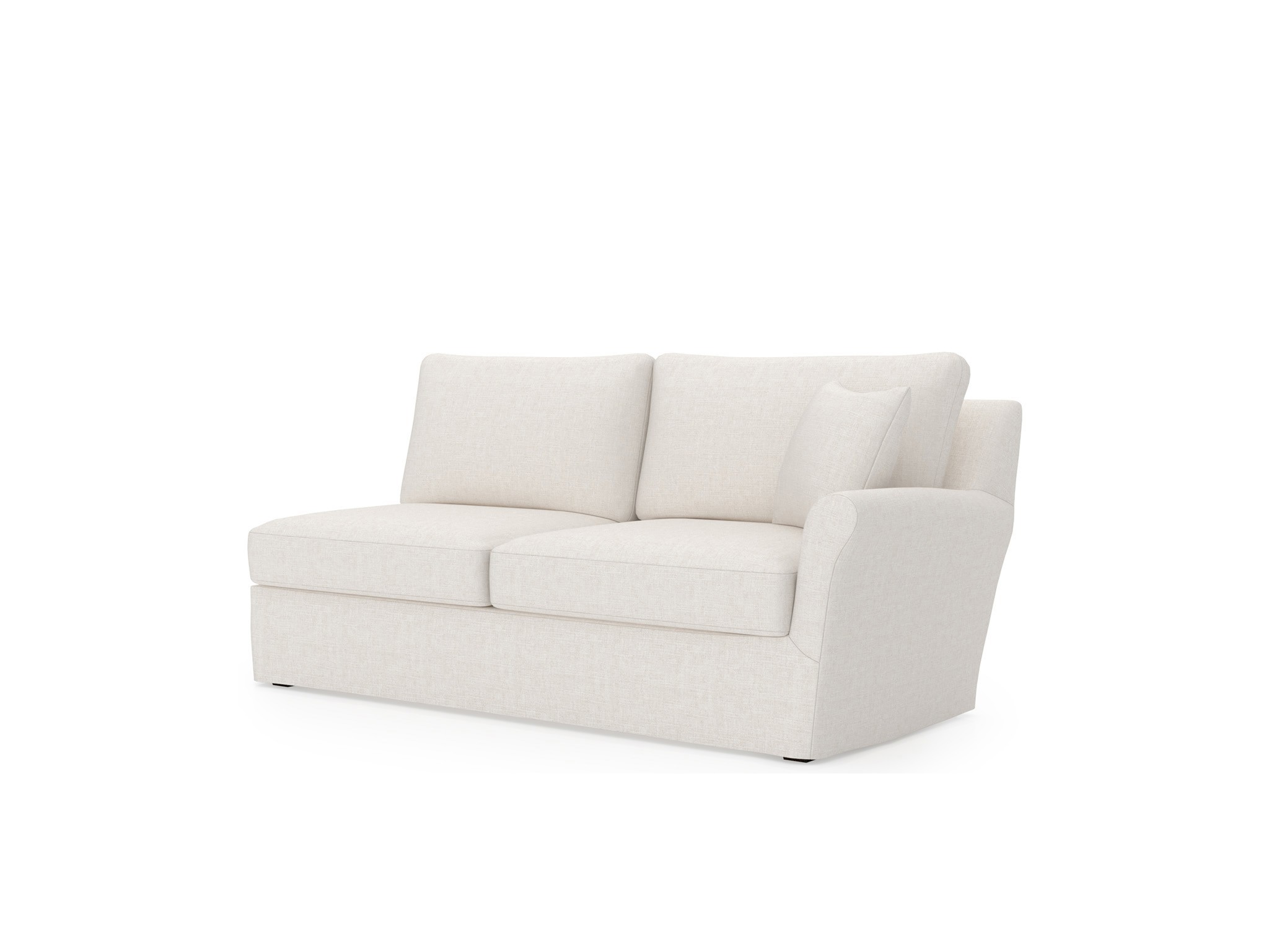Clermont Slipcover Loveseat RAF - Special Order - Silo with a white background