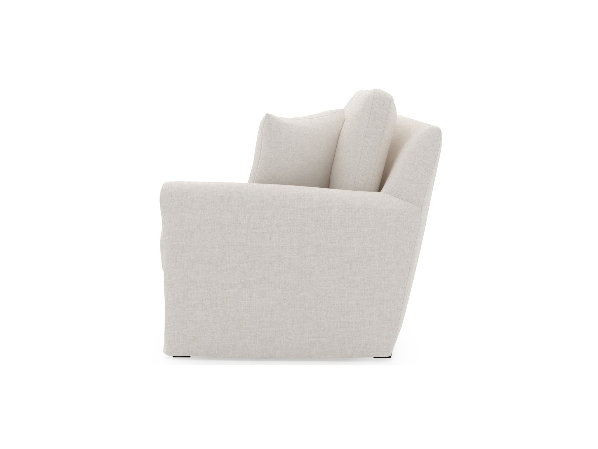 Clermont Slipcover Loveseat RAF - Special Order - Silo with a white background